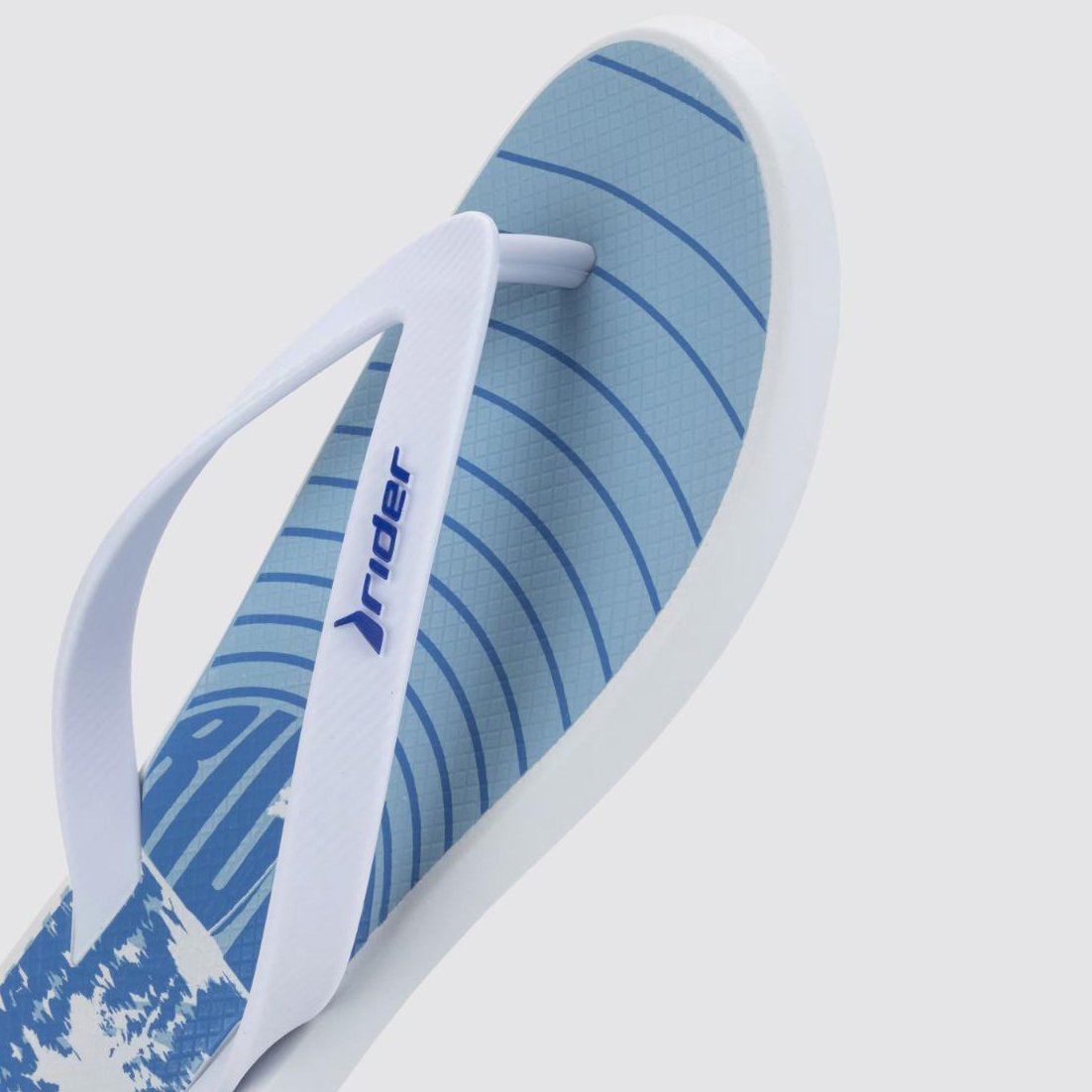 Chinelo Rider R1 Style Masculino - Branco e Azul Branco/Azul 4