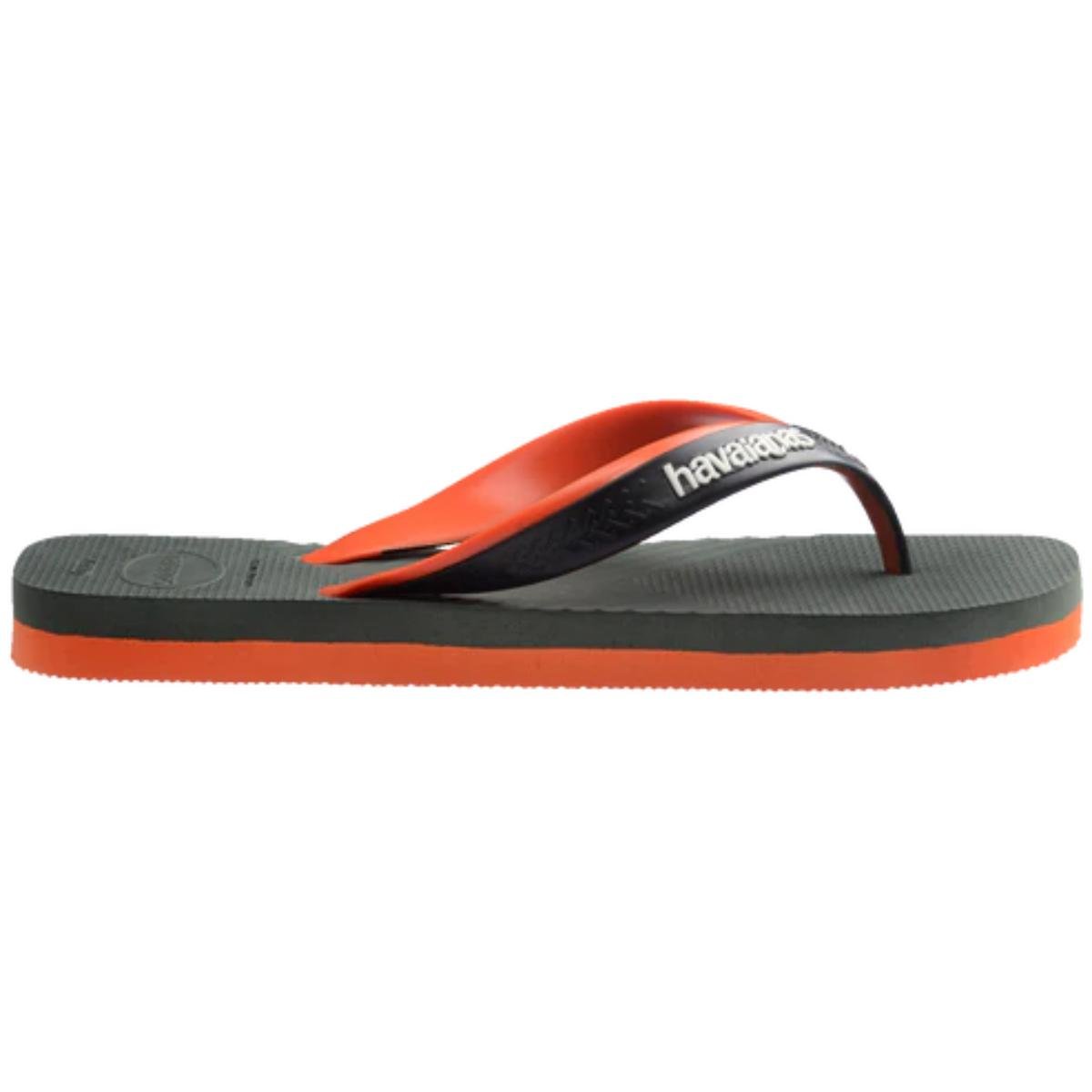 Chinelo Havaianas Dual Masculino - Verde e Laranja Verde/Laranja 3
