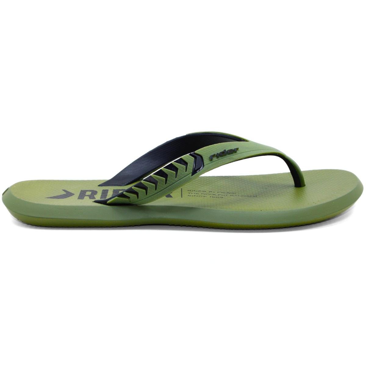 Chinelo Rider R1 Prime Masculino - Verde e Preto Verde/Preto 2