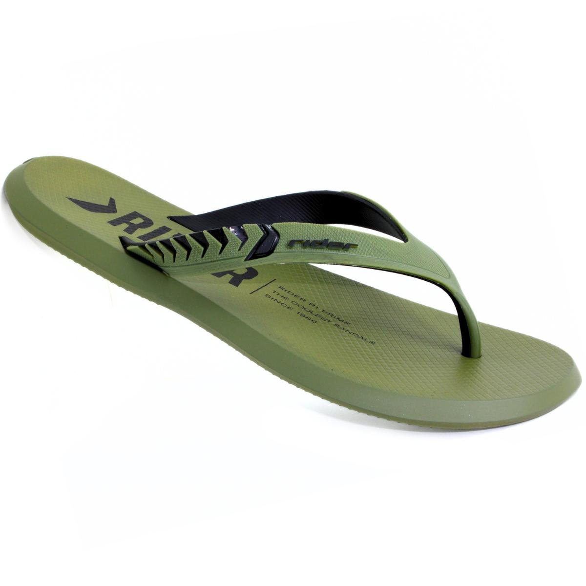 Chinelo Rider R1 Prime Masculino - Verde e Preto Verde/Preto 3