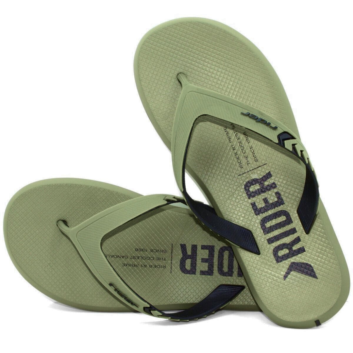 Chinelo Rider R1 Prime Masculino - Verde e Preto Verde/Preto 4