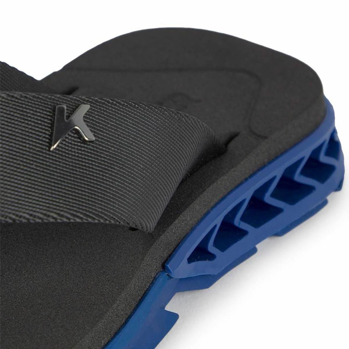 Chinelo Kenner Rakka U1 Masculino - Preto e Azul Preto/Azul 4