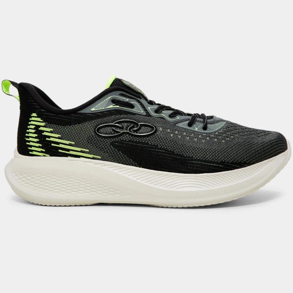 Tênis Olympikus Nível Masculino - Chumbo e Verde Chumbo/Verde
