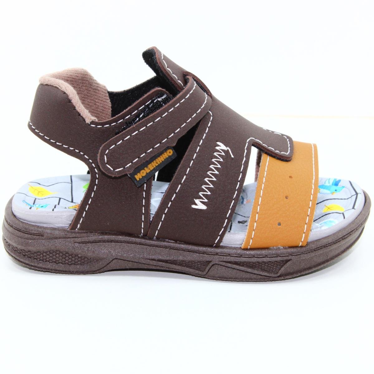 Papete Molekinho Rústico Neo Bebê - Marrom e Bege Marrom/Bege 2