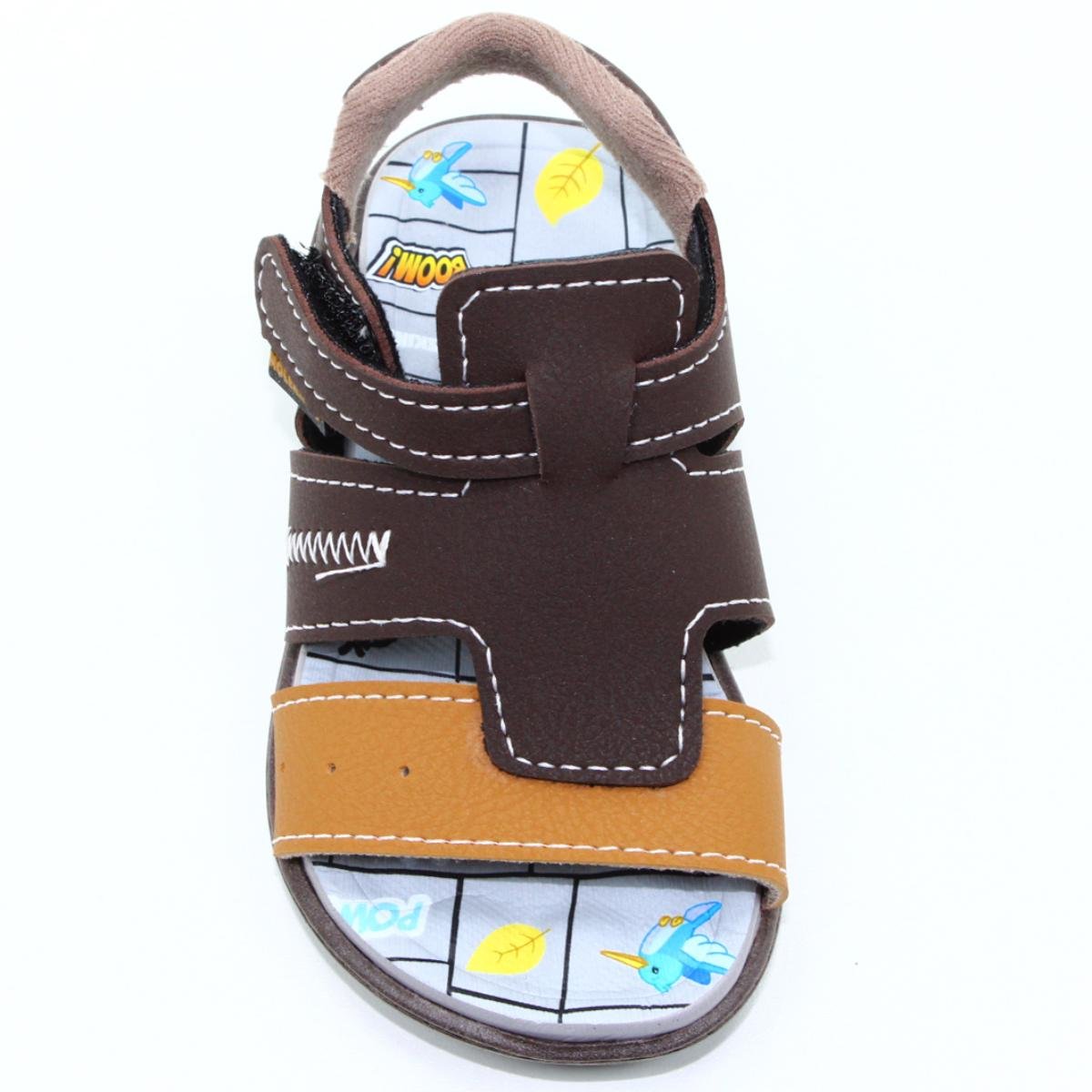 Papete Molekinho Rústico Neo Bebê - Marrom e Bege Marrom/Bege 3