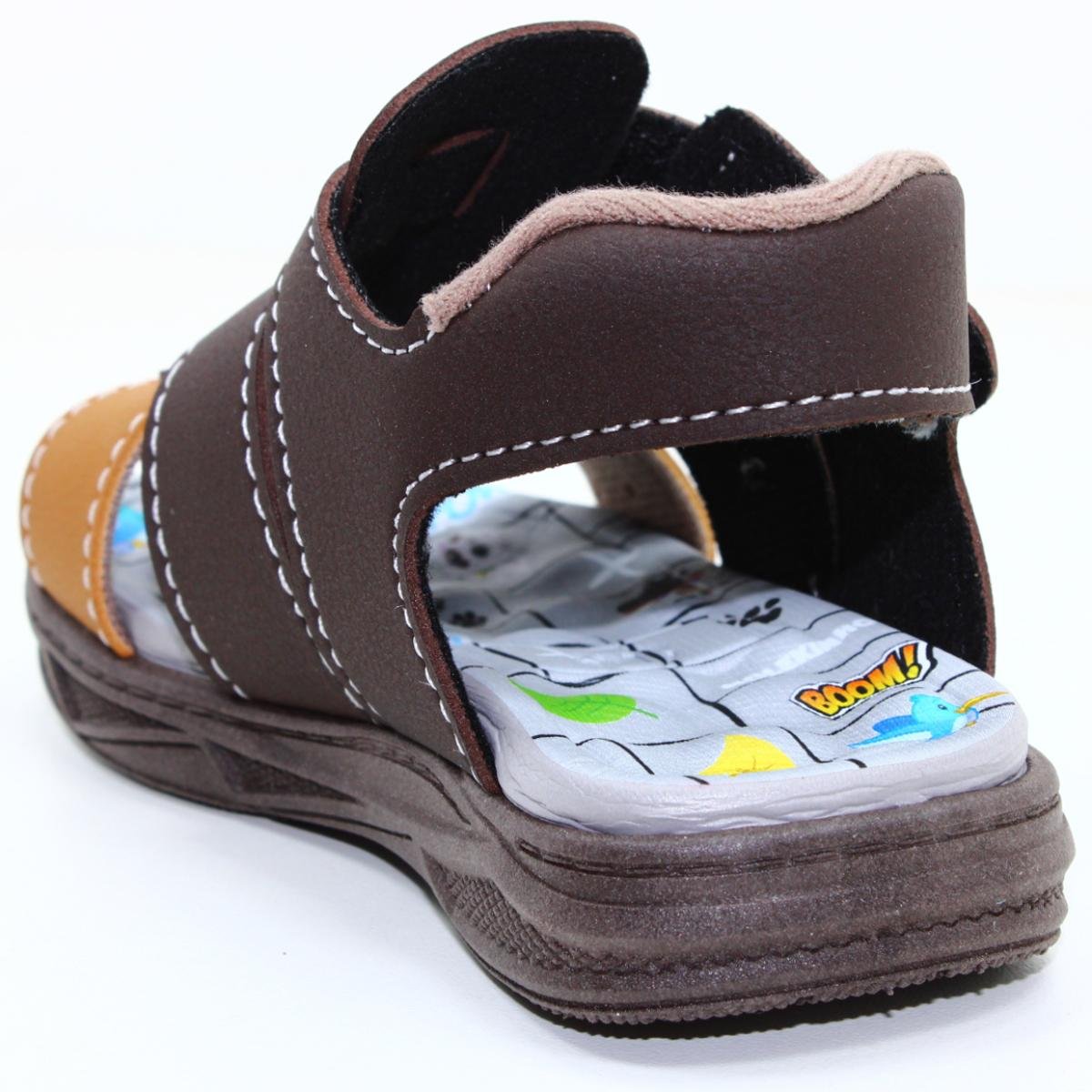 Papete Molekinho Rústico Neo Bebê - Marrom e Bege Marrom/Bege 4