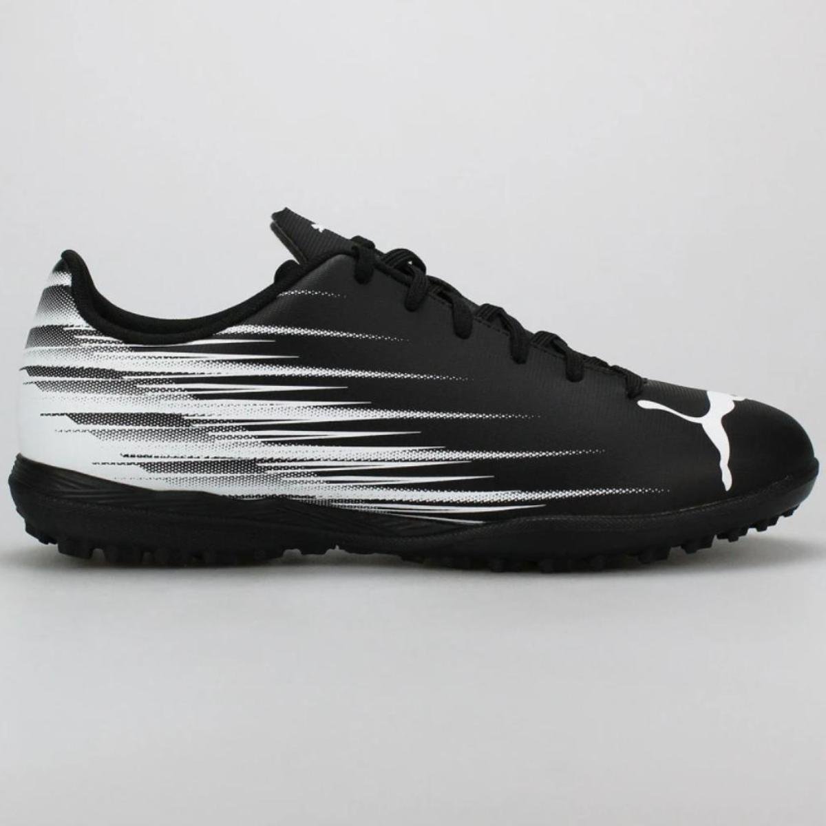 Chuteira Society Puma Attacanto II Masculina - Preto e Branco Preto/Branco 3