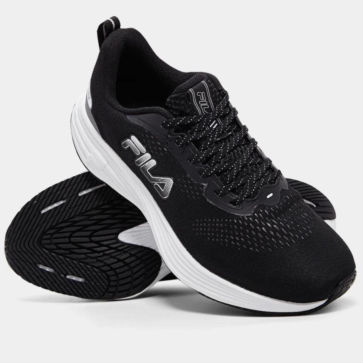 Tênis Fila Stride Masculino - Preto e Branco Preto/Branco 2