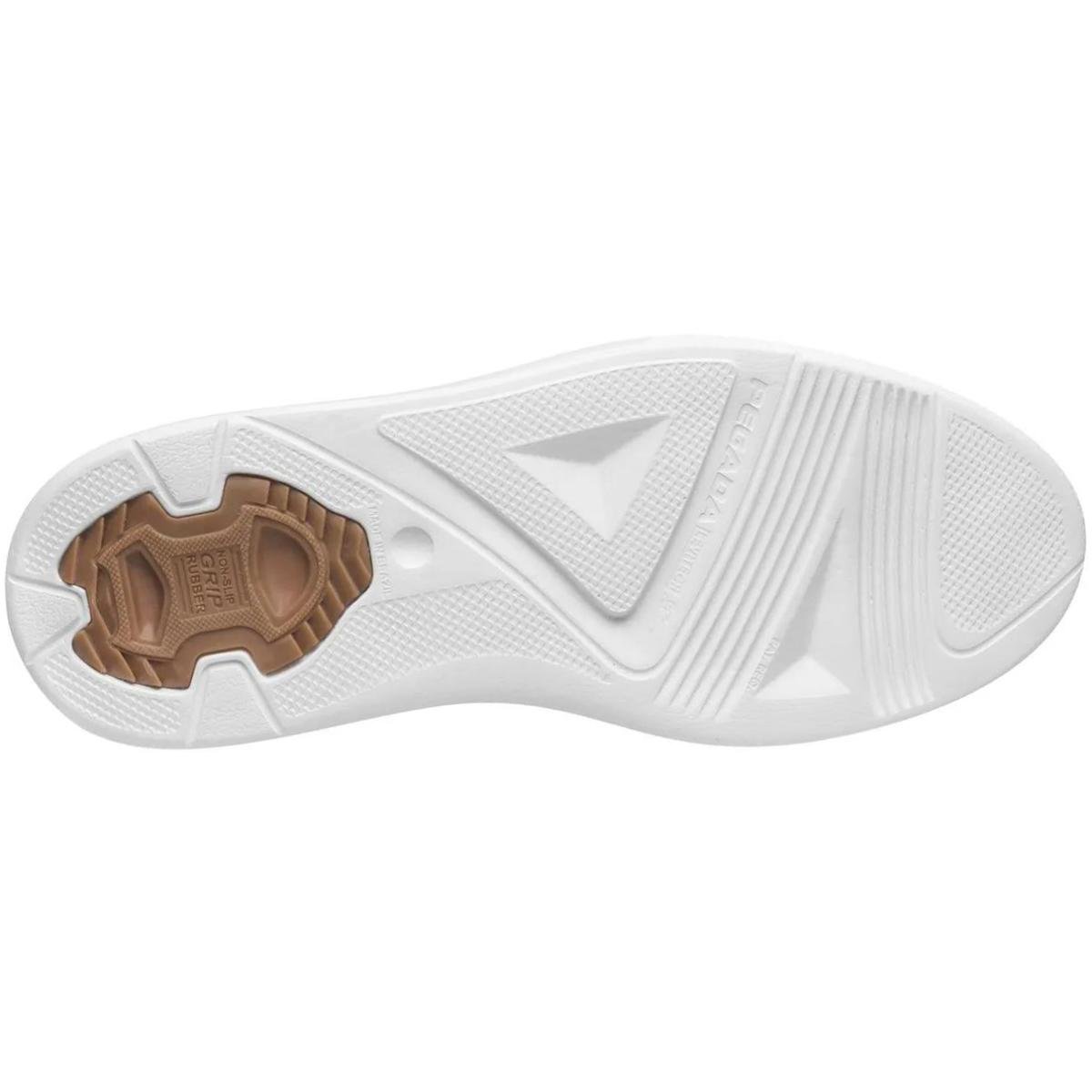 Tênis Couro Pegada Silver Casual Masculino - Bege e Preto Bege/Preto/Marrom 5
