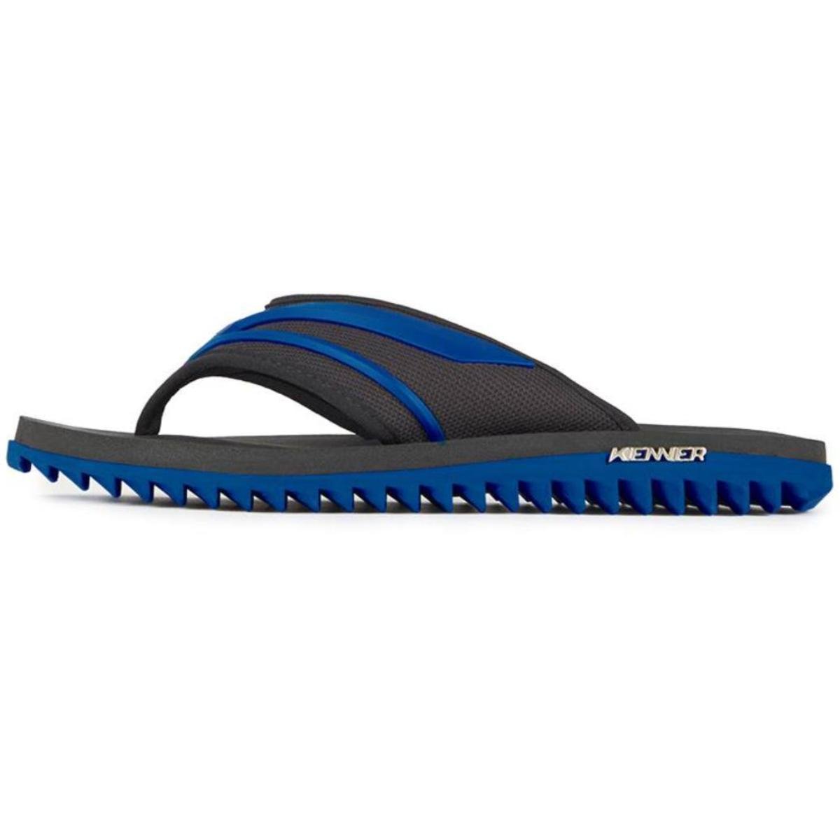 Chinelo Kenner Kivah New Force Masculino Preto e Azul Preto/Azul