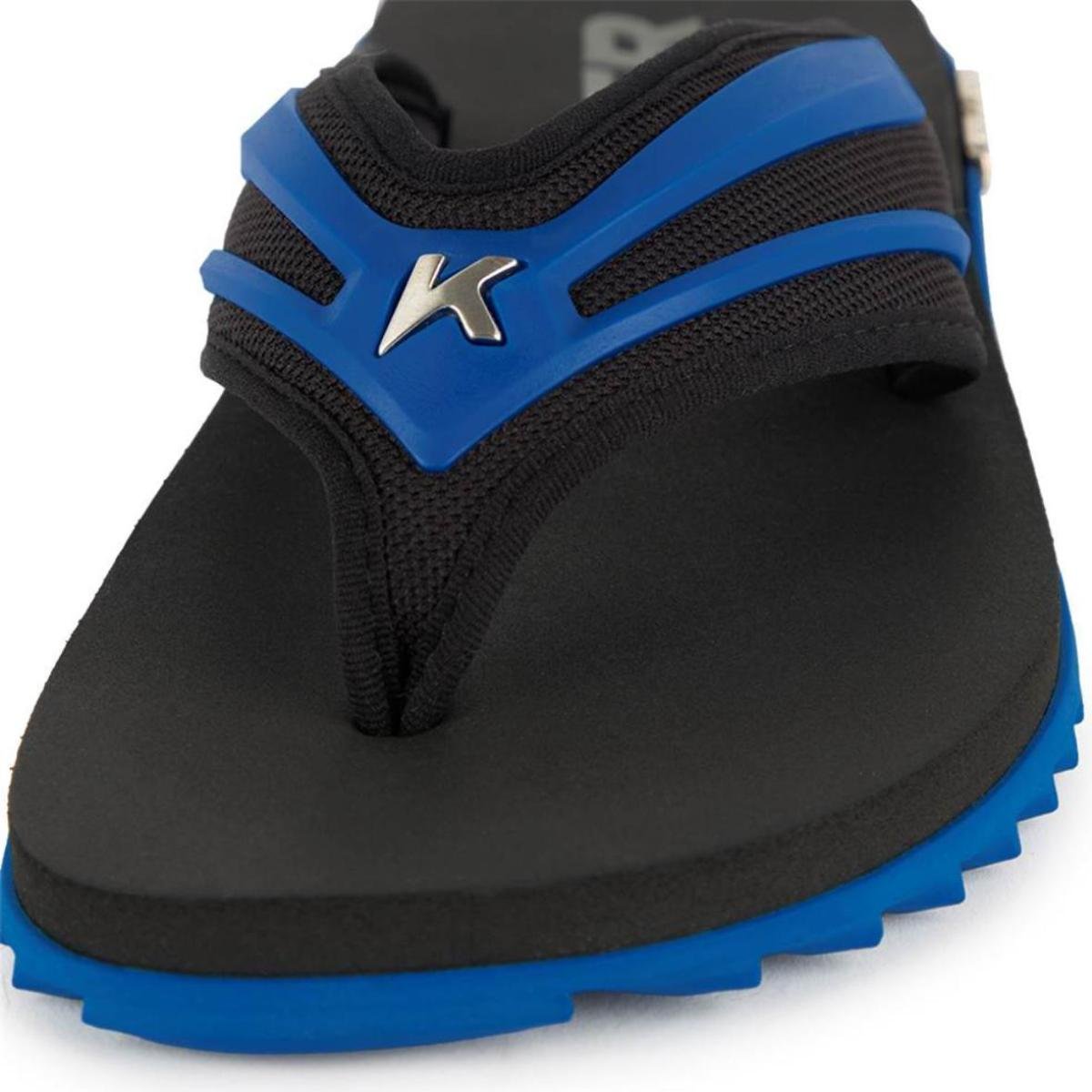 Chinelo Kenner Kivah New Force Masculino - Preto e Azul Preto/Azul 4