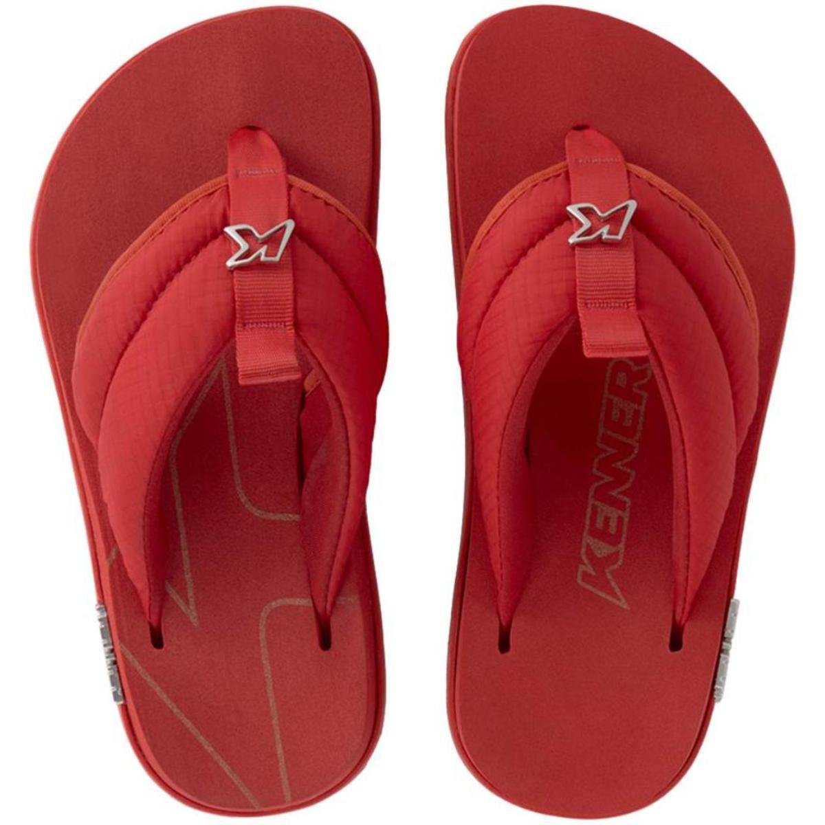 Chinelo Kenner Kivah Comfy Feminino - Vermelho Vermelho 2