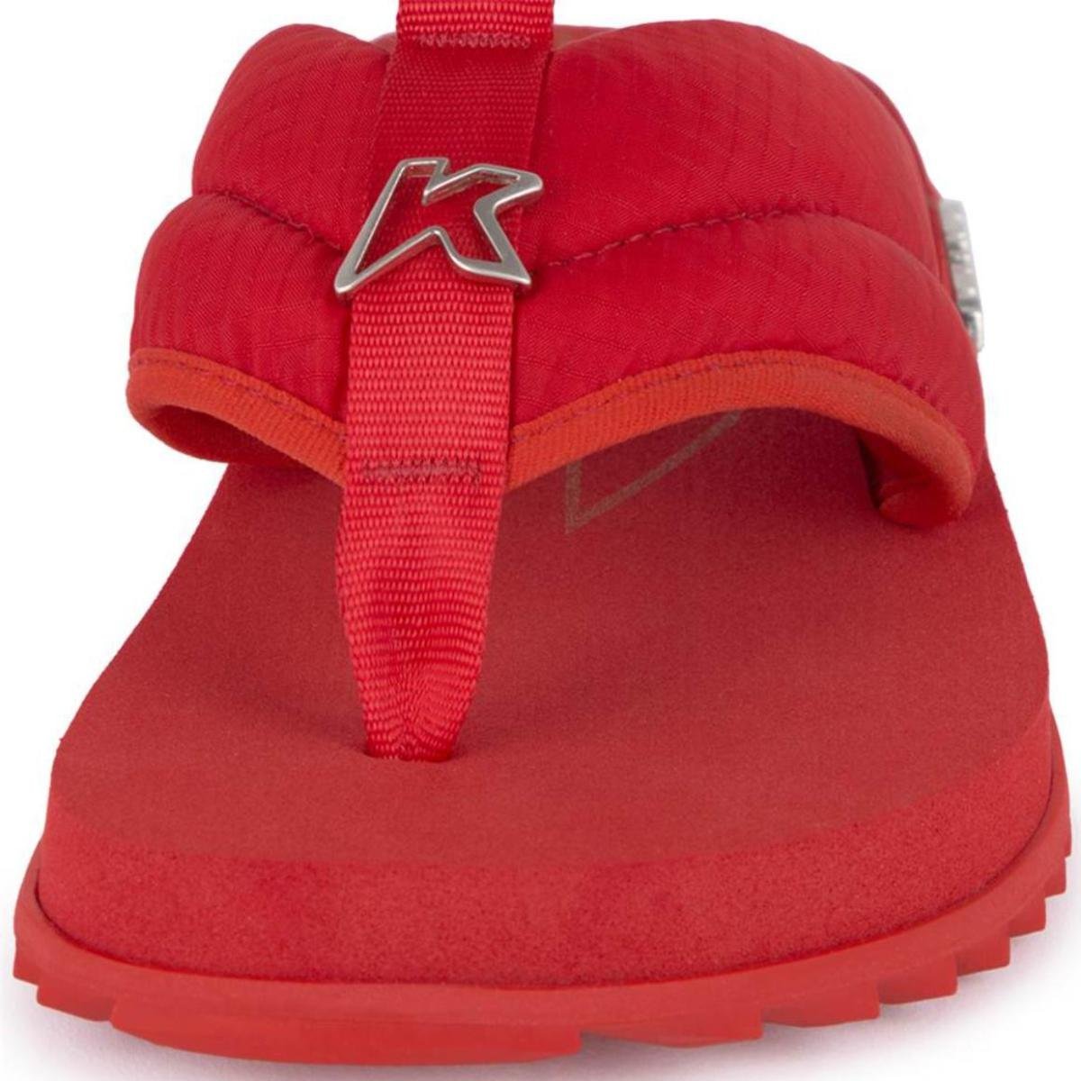 Chinelo Kenner Kivah Comfy Feminino - Vermelho Vermelho 4