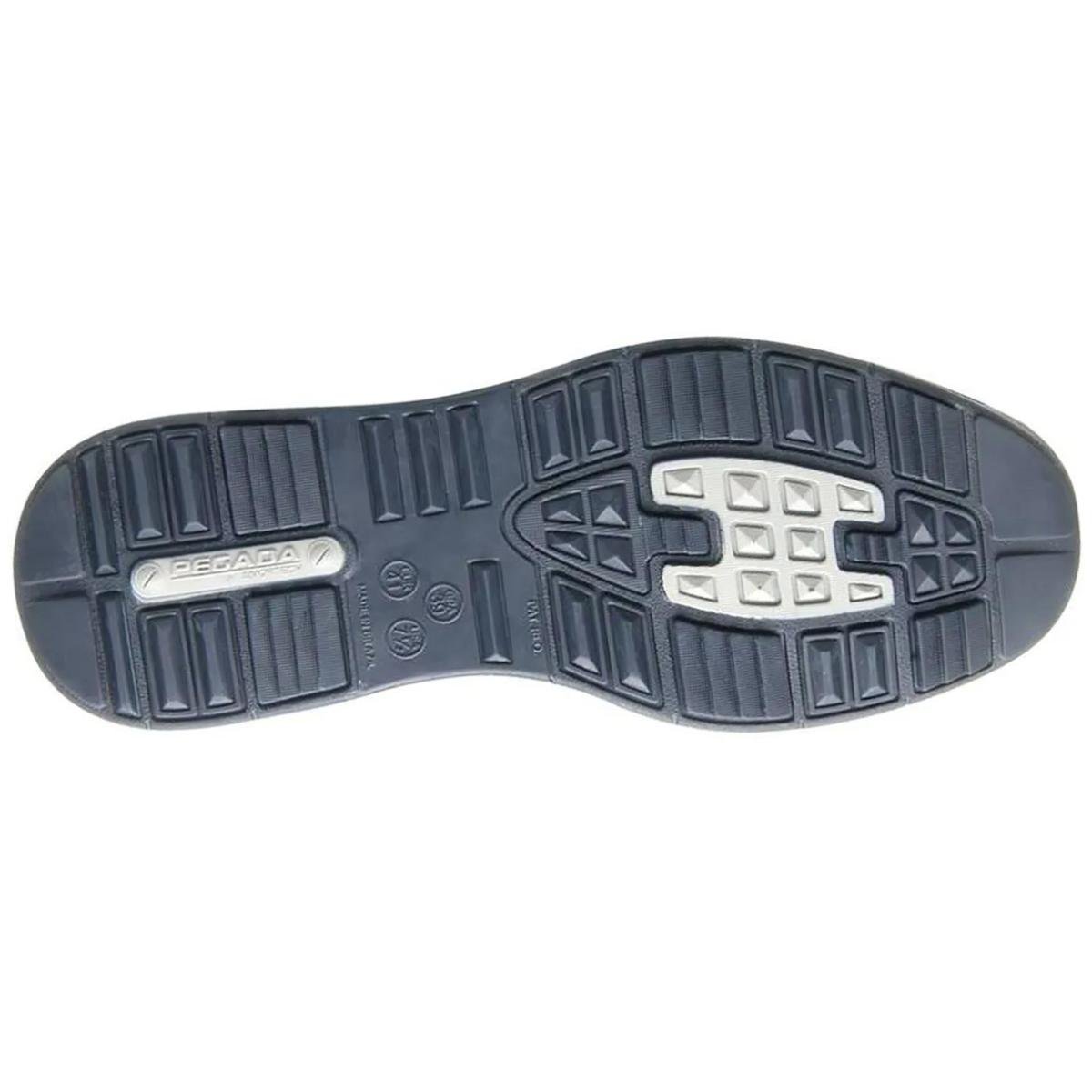 Sapatênis Couro Pegada Amortecedor Masculino - Marinho Preto 4