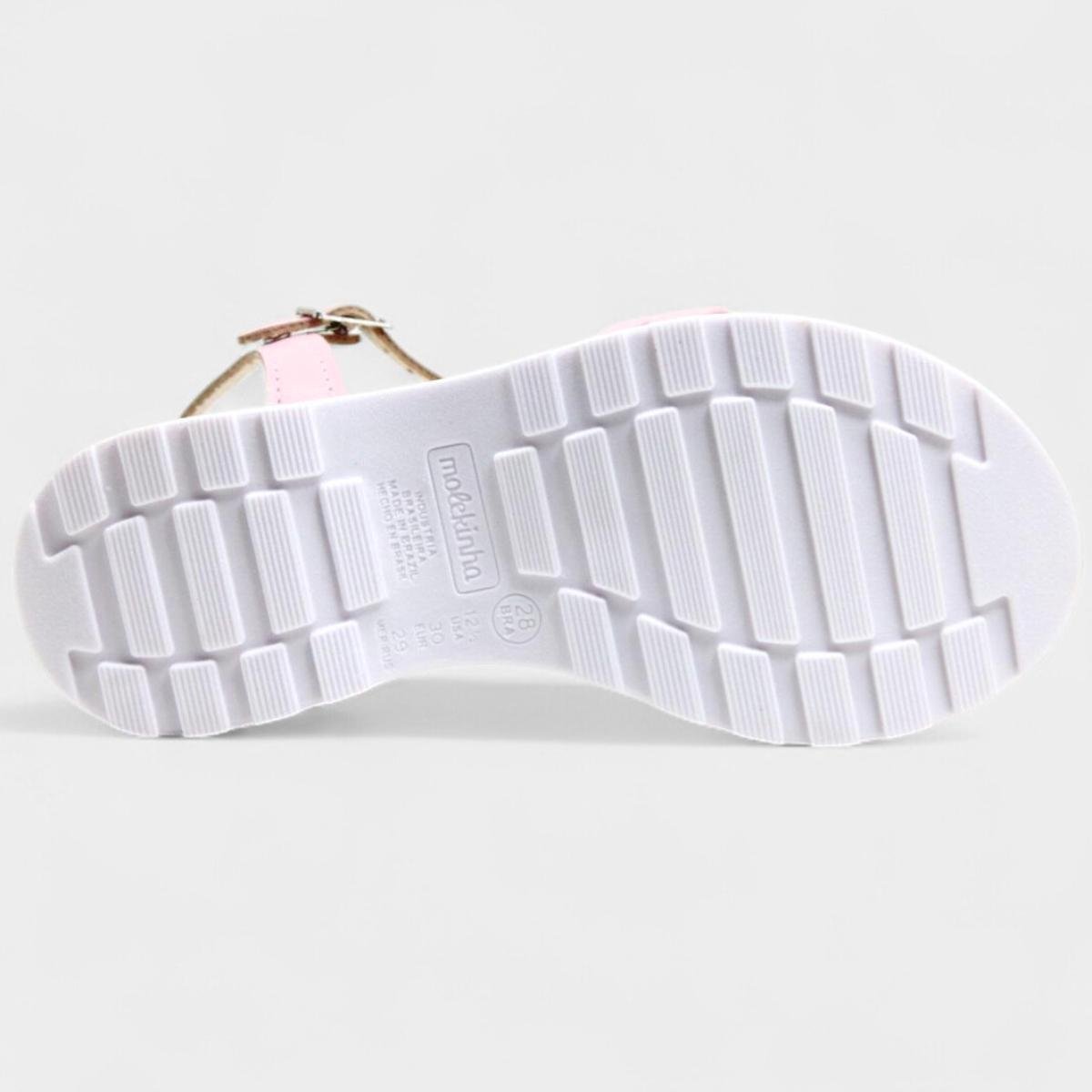 Papete Infantil Molekinha Strass Menina - Rosa Rosa 5