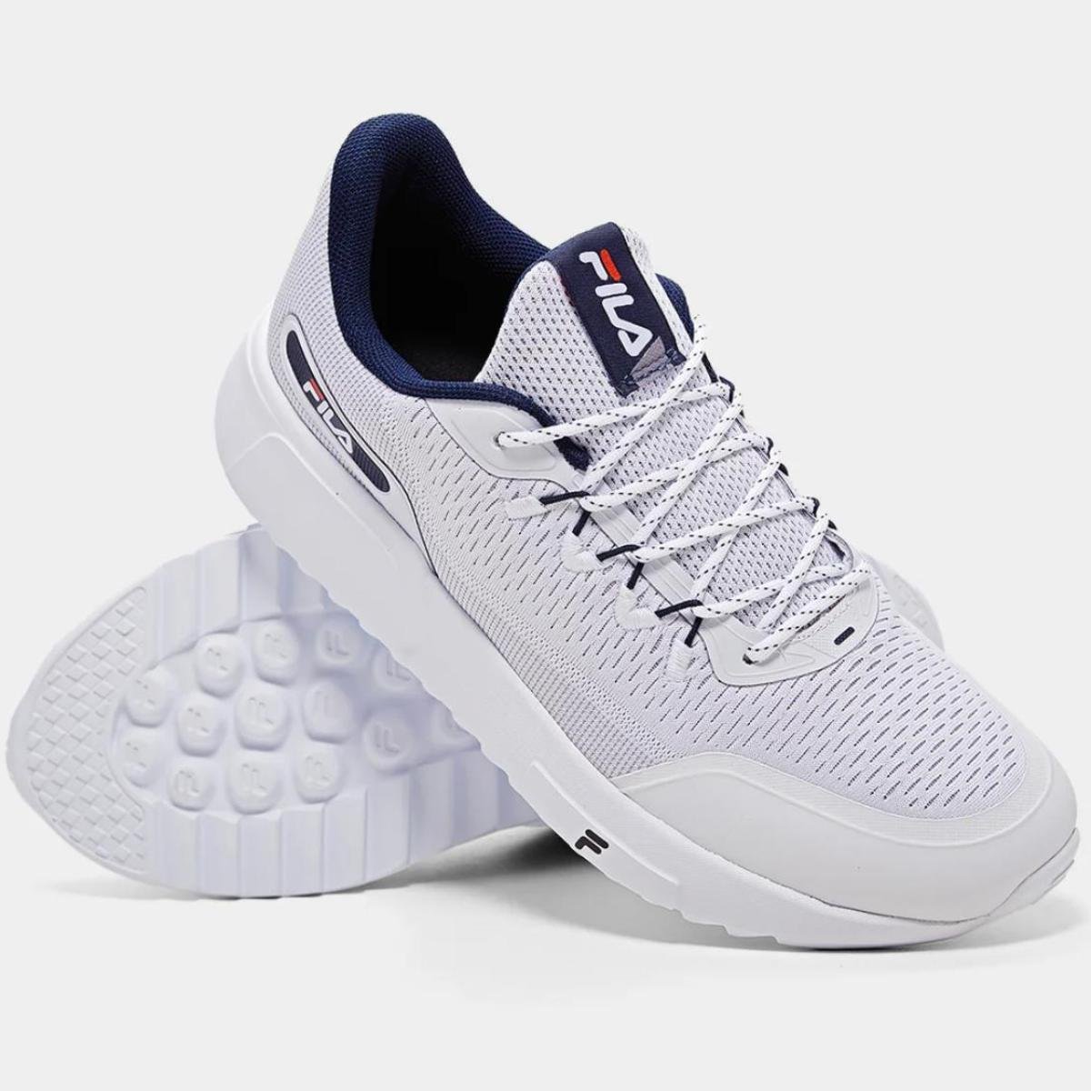 Tênis Fila Step Masculino - Branco e Marinho Branco/Marinho 2