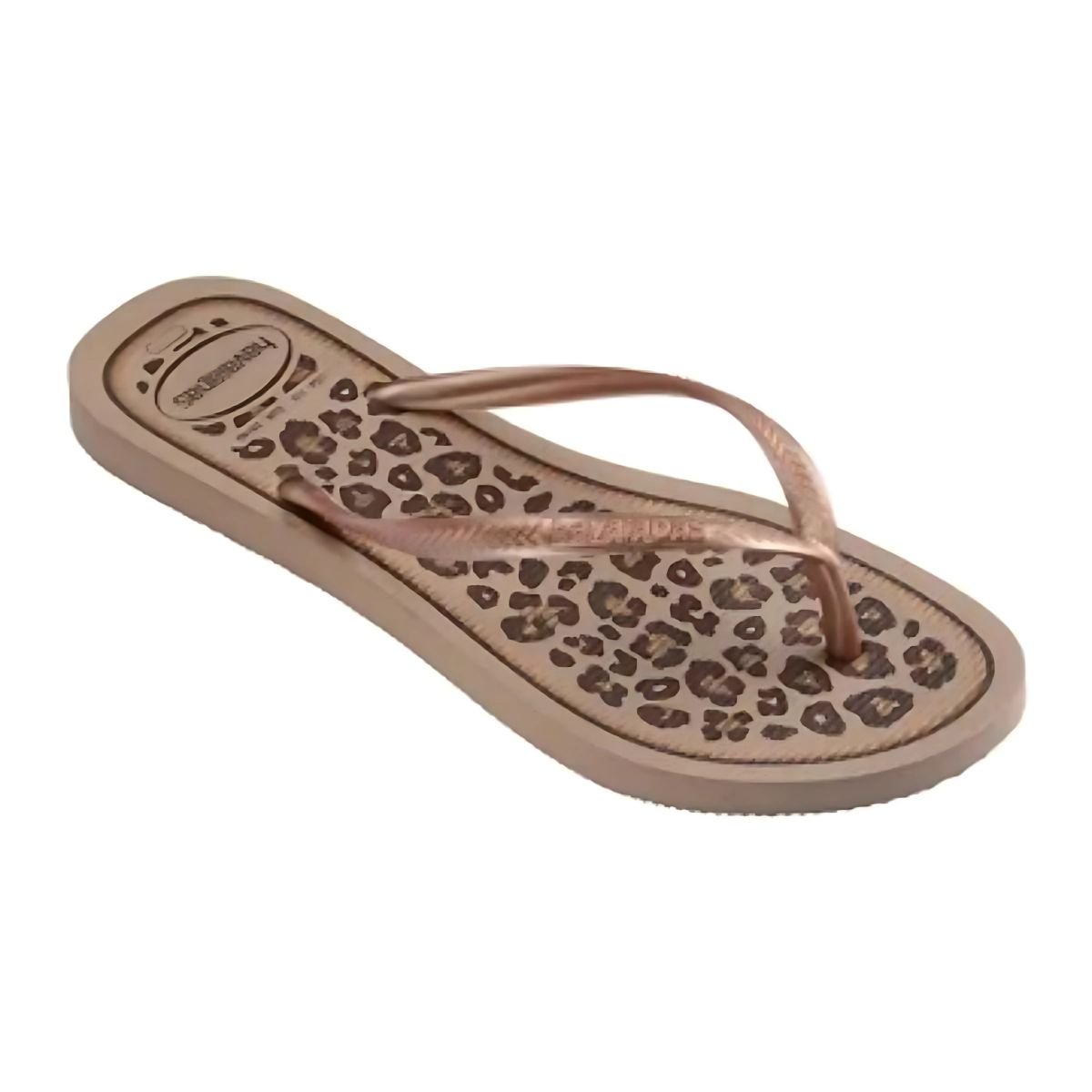 Chinelo Havaianas Slim Animals Feminino - Marrom Marrom 2