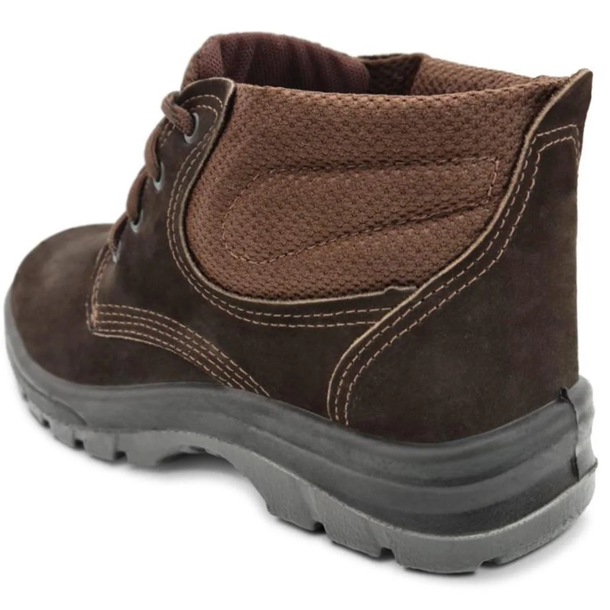 Botina De Segurança Biqueira de PVC Cartom CA41335 Couro Nobuck Casual TP092ECO - Marrom Marrom 3