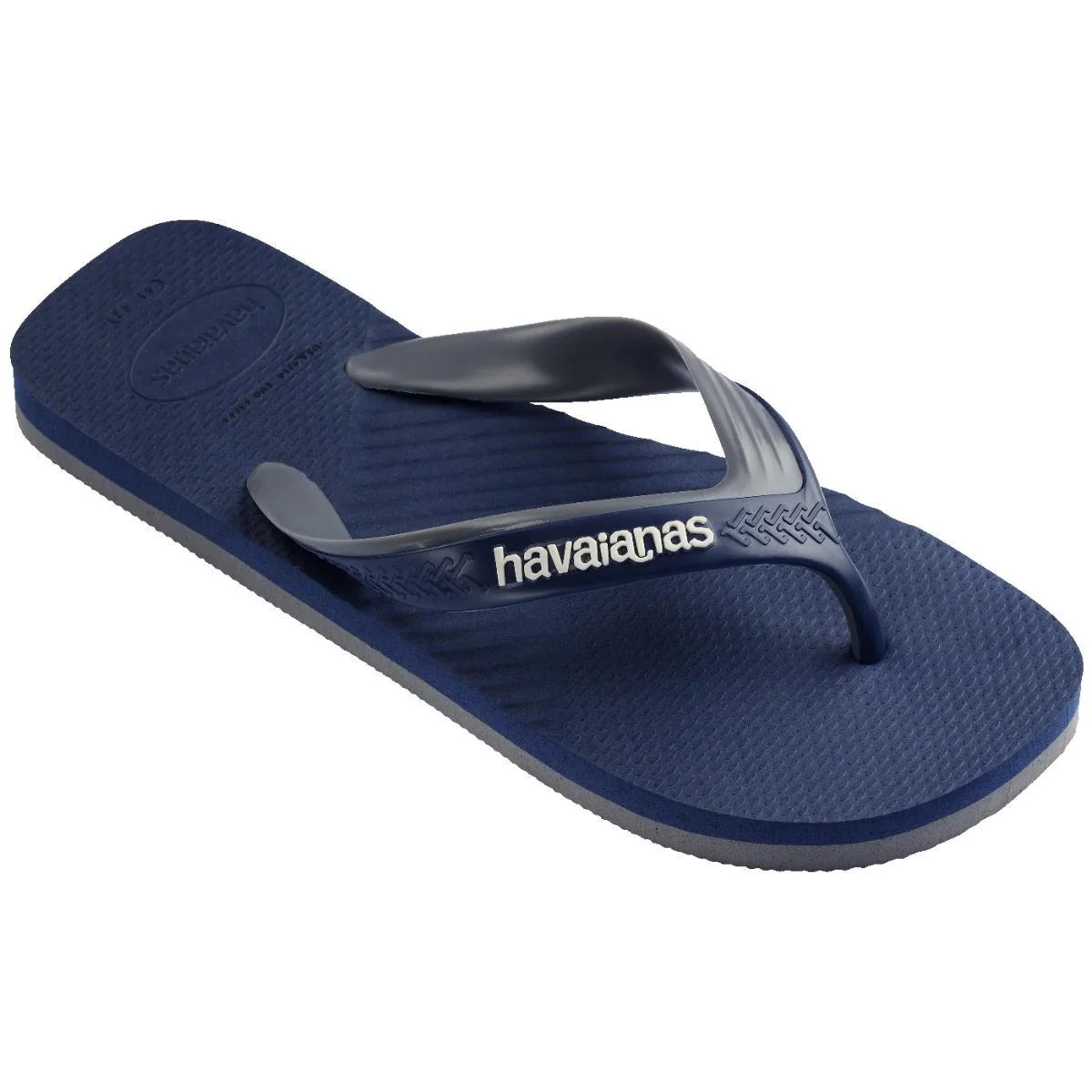 Chinelo Havaianas Dual Masculino - Marinho e Cinza Marinho/Cinza 2