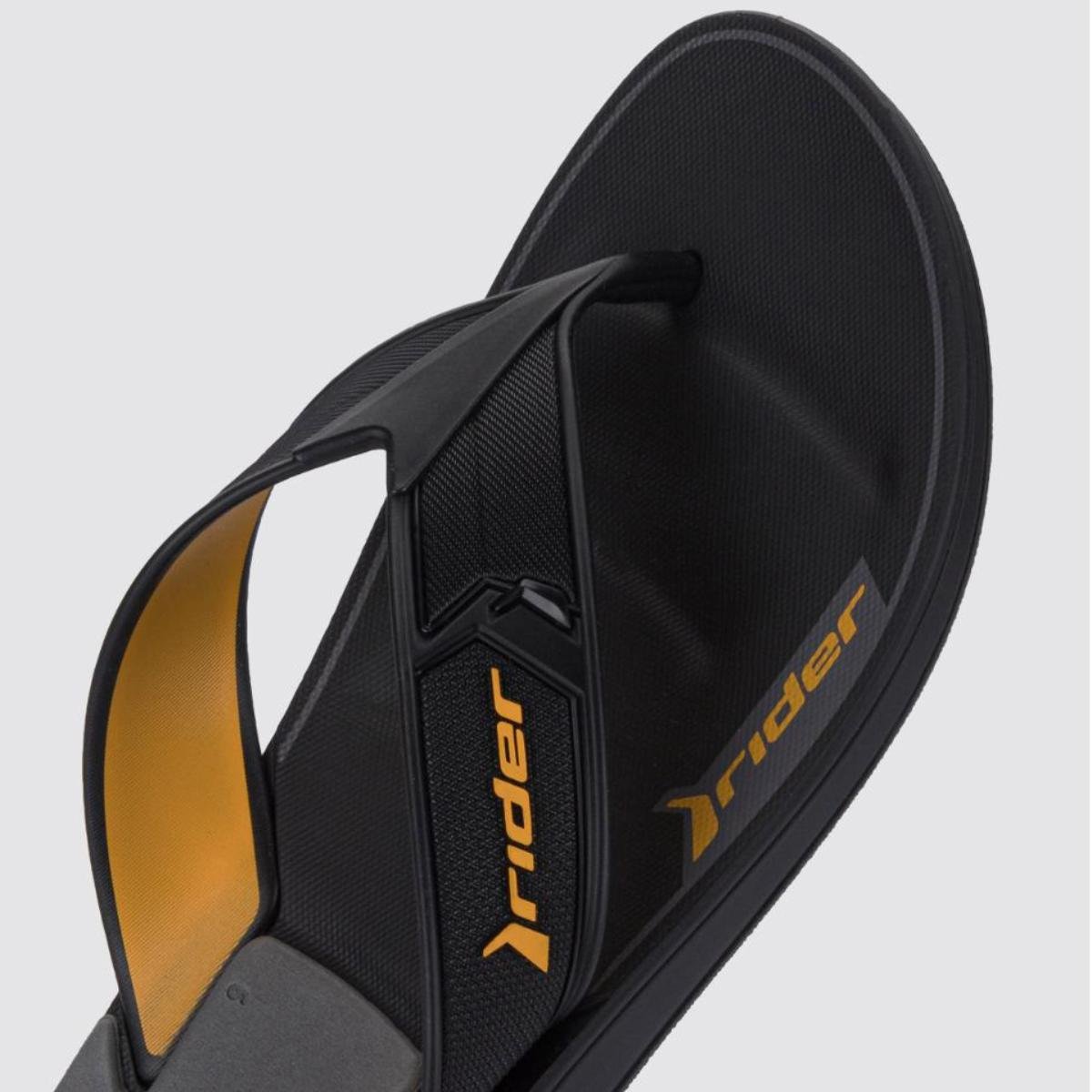 Chinelo Rider Start III Masculino - Preto e Amarelo Preto/Amarelo/Cinza 4