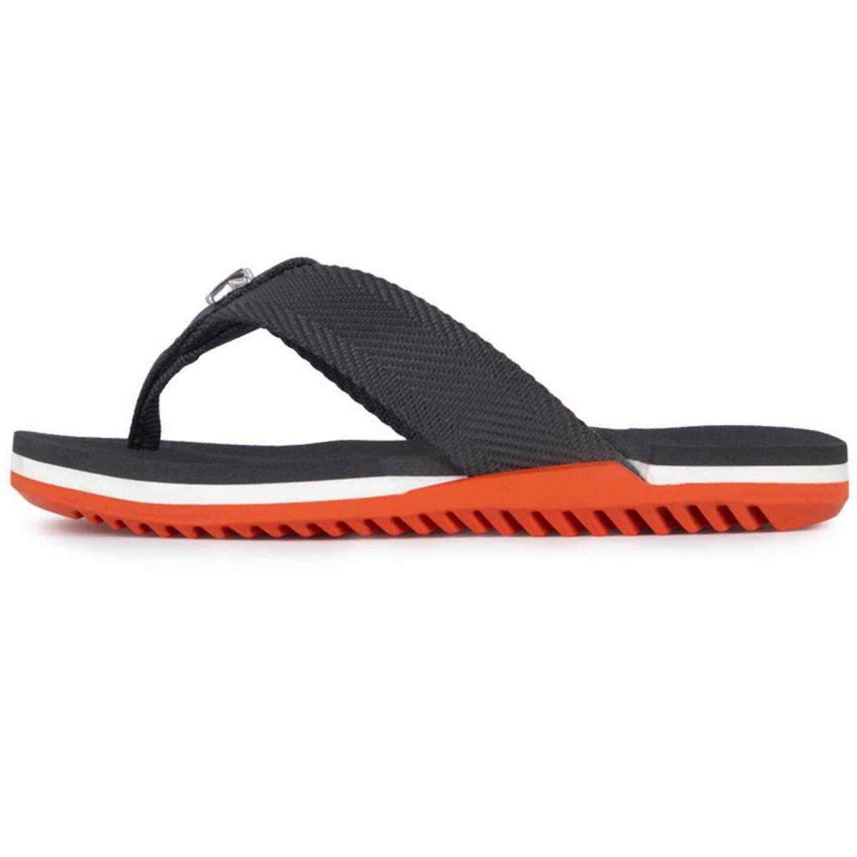 Chinelo Infantil Kenner NK6 Pro - Preto e Laranja Preto/Laranja 3
