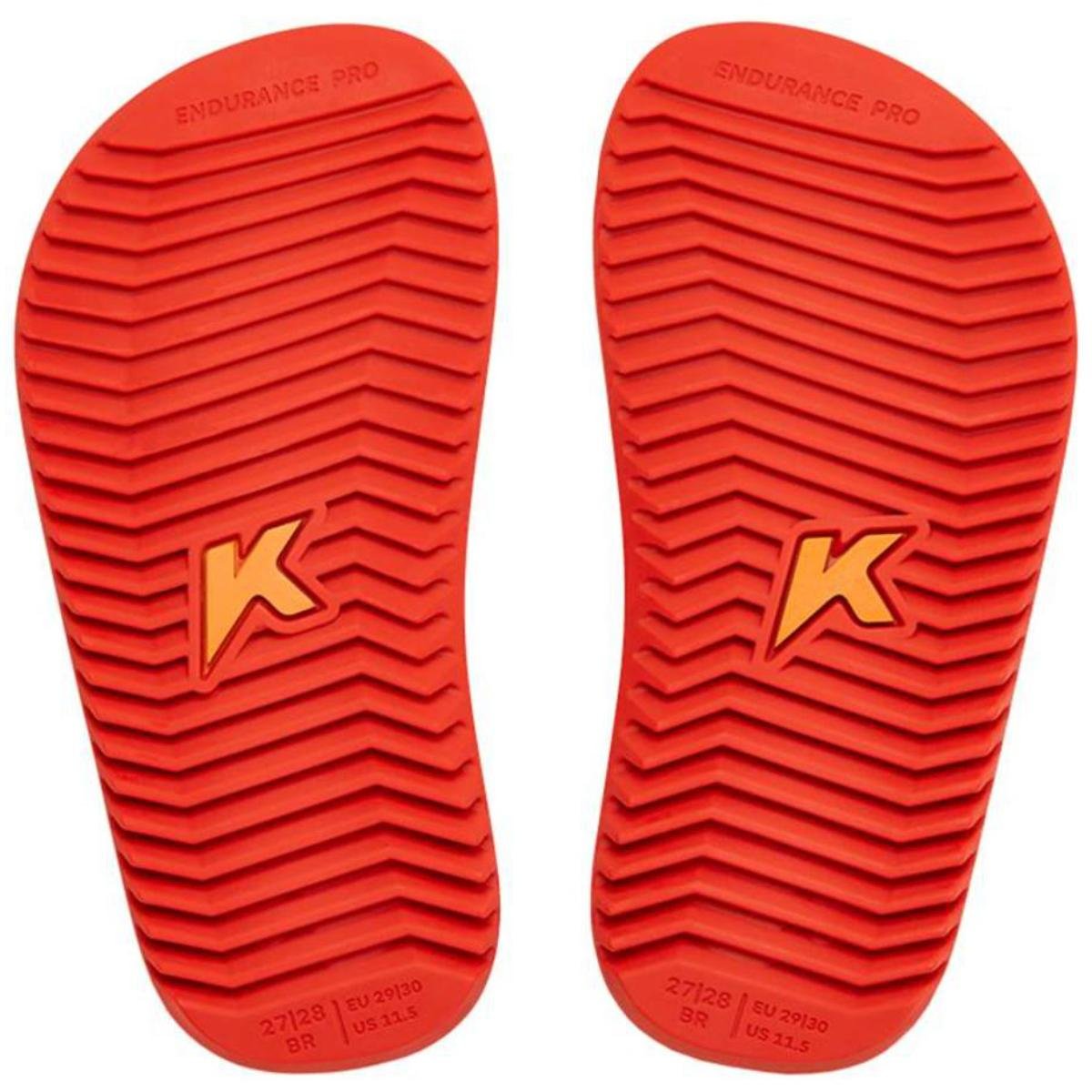Chinelo Infantil Kenner NK6 Pro - Preto e Vermelho Preto/Vermelho 5
