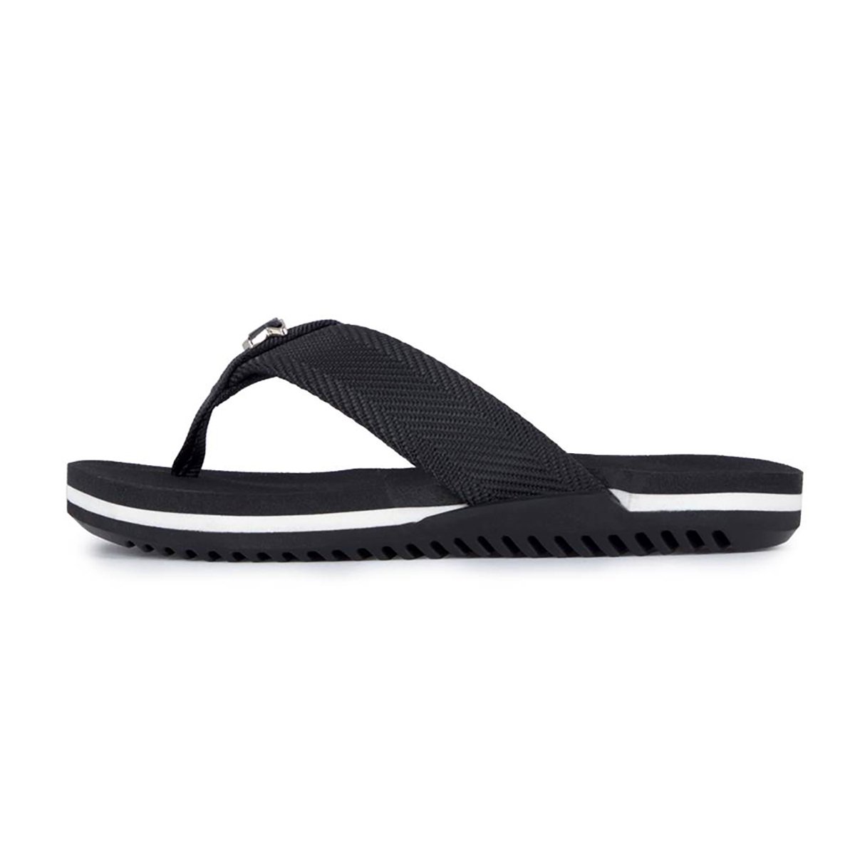 Chinelo Infantil Kenner NK6 Pro - Preto e Branco Preto/Branco 3