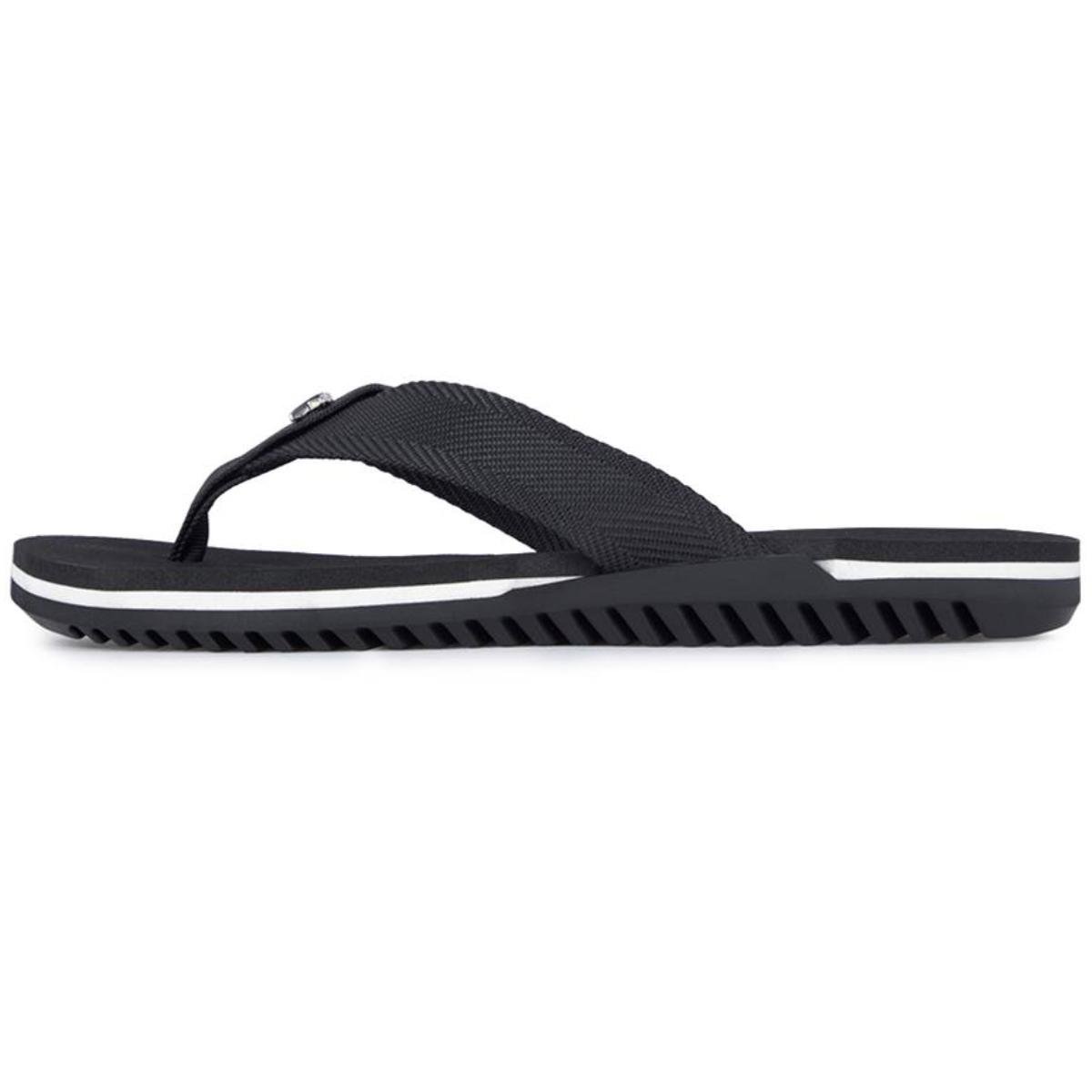 Chinelo Kenner Nk6 Pro Masculino - Preto e Branco Preto/Branco 3