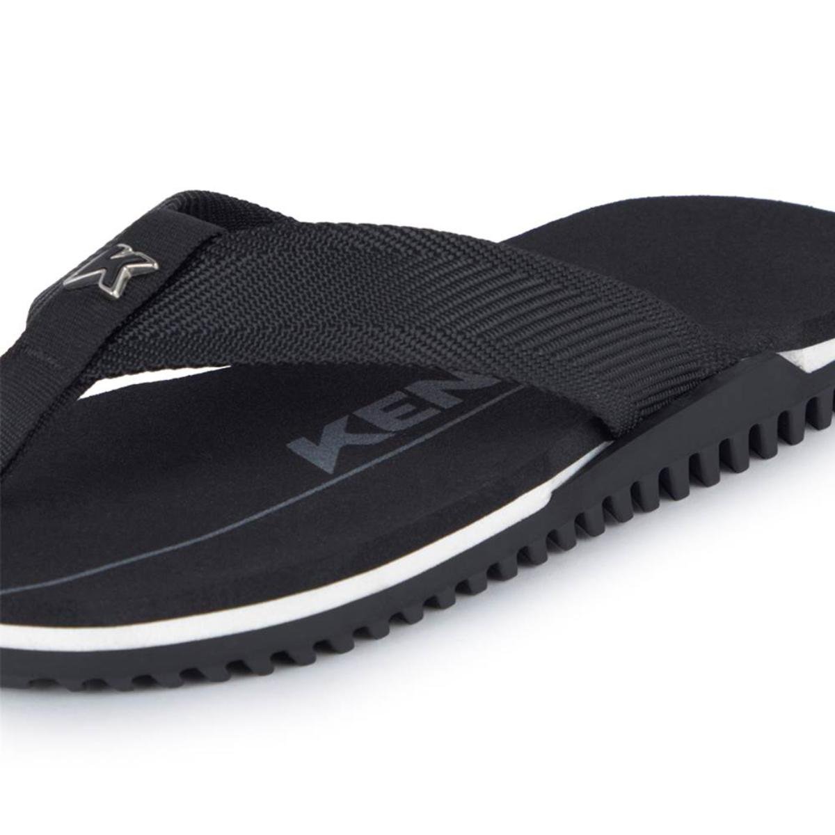 Chinelo Kenner Nk6 Pro Masculino - Preto e Branco Preto/Branco 4