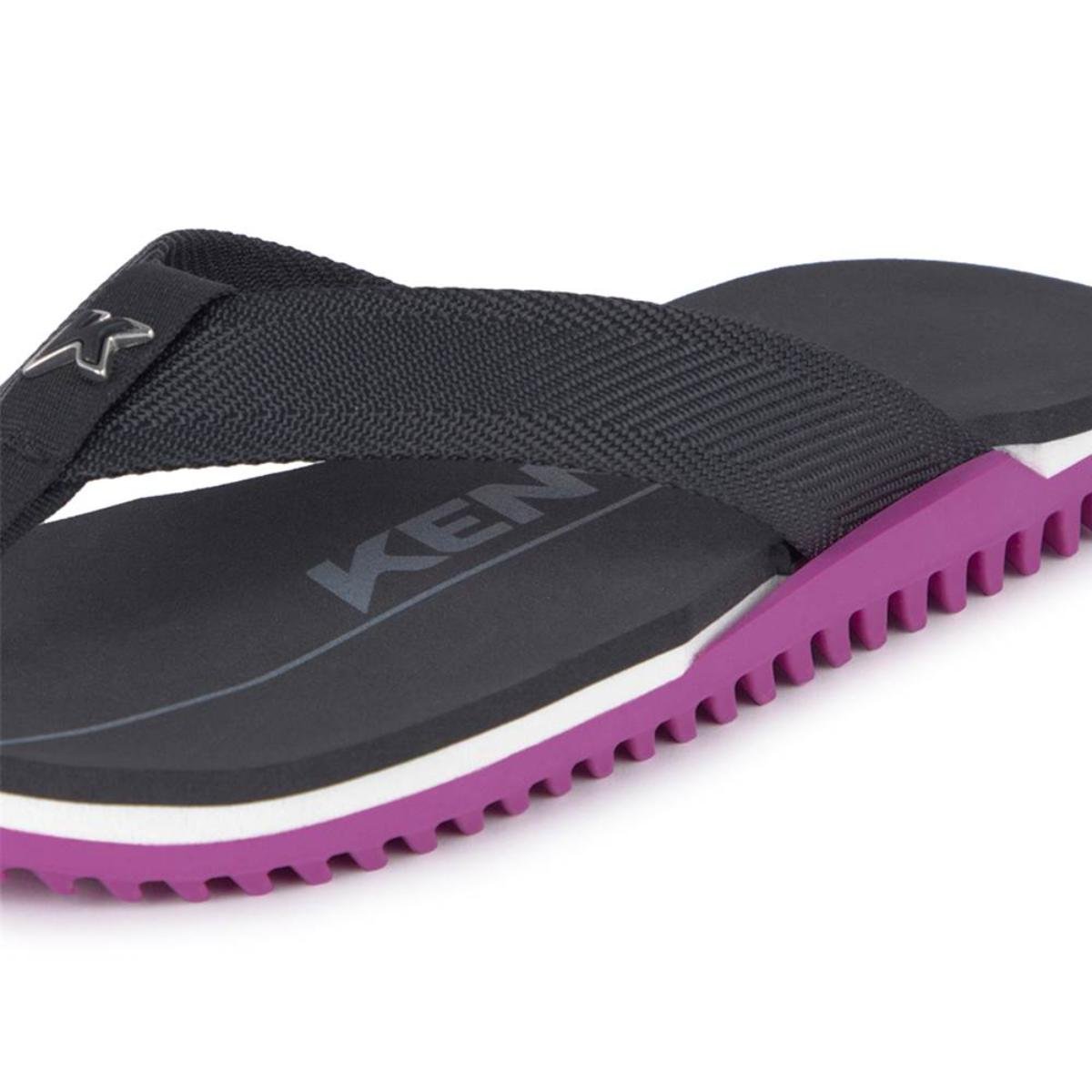 Chinelo Kenner Nk6 Pro Masculino - Preto e Rosa Preto 4