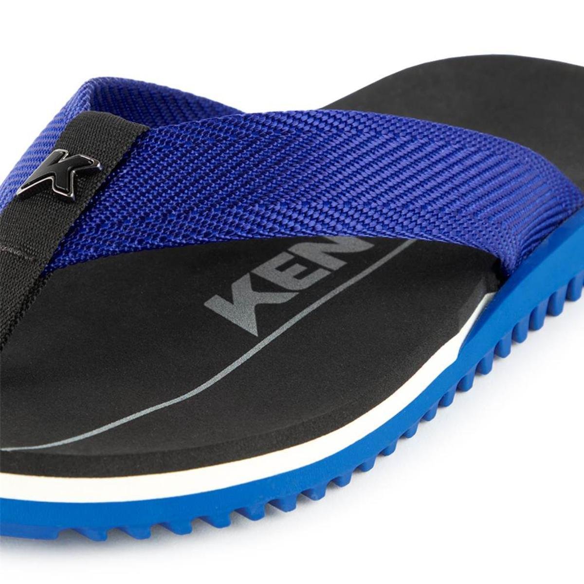 Chinelo Kenner Nk6 Pro Masculino - Preto e Azul Escuro Preto/Azul Escuro 4