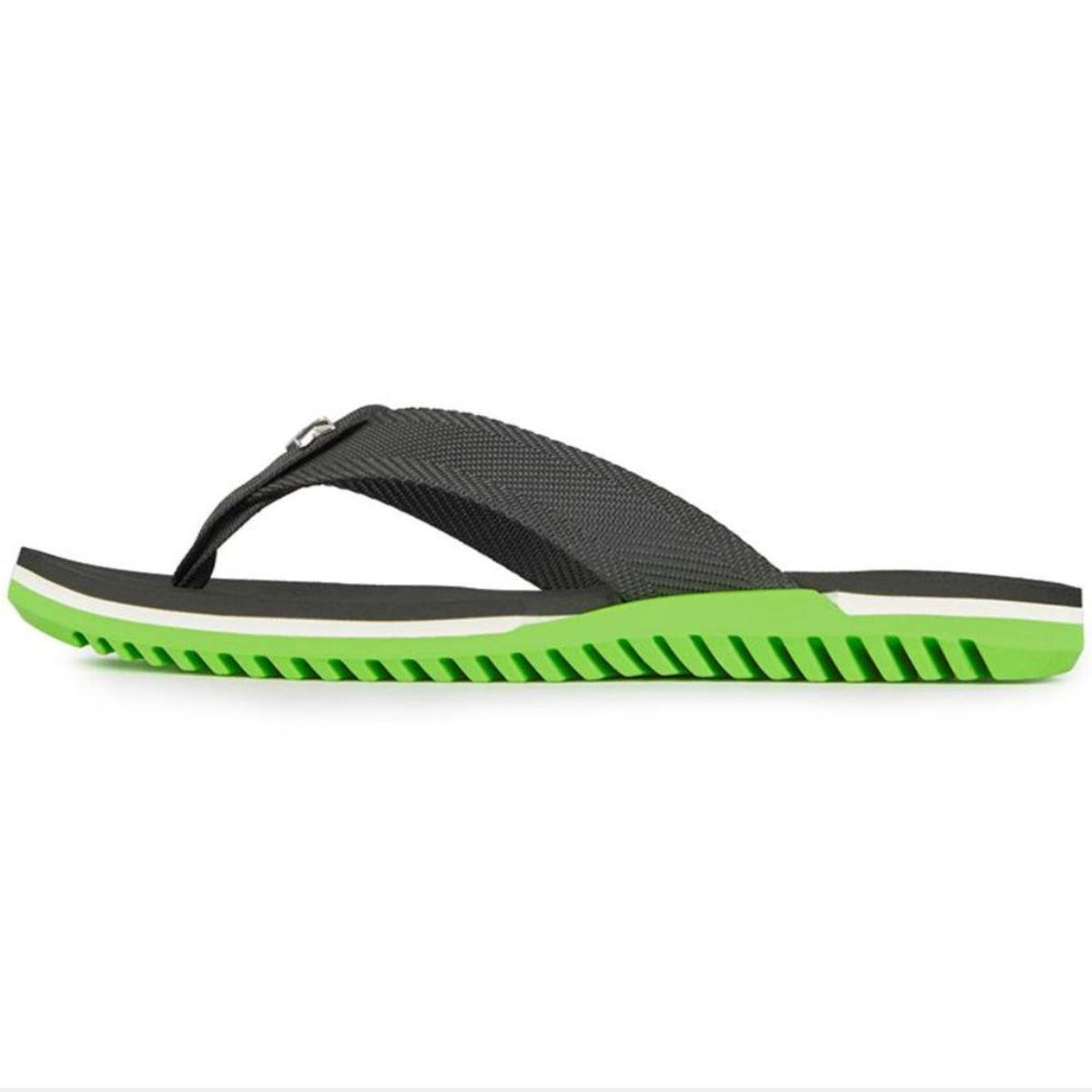Chinelo Kenner Nk6 Pro Masculino - Preto e Verde Claro Preto/Verde Claro 3
