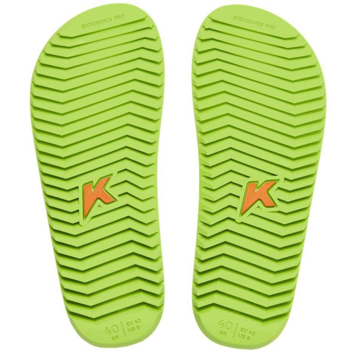 Chinelo Kenner Nk6 Pro Masculino - Preto e Verde Claro Preto/Verde Claro 5