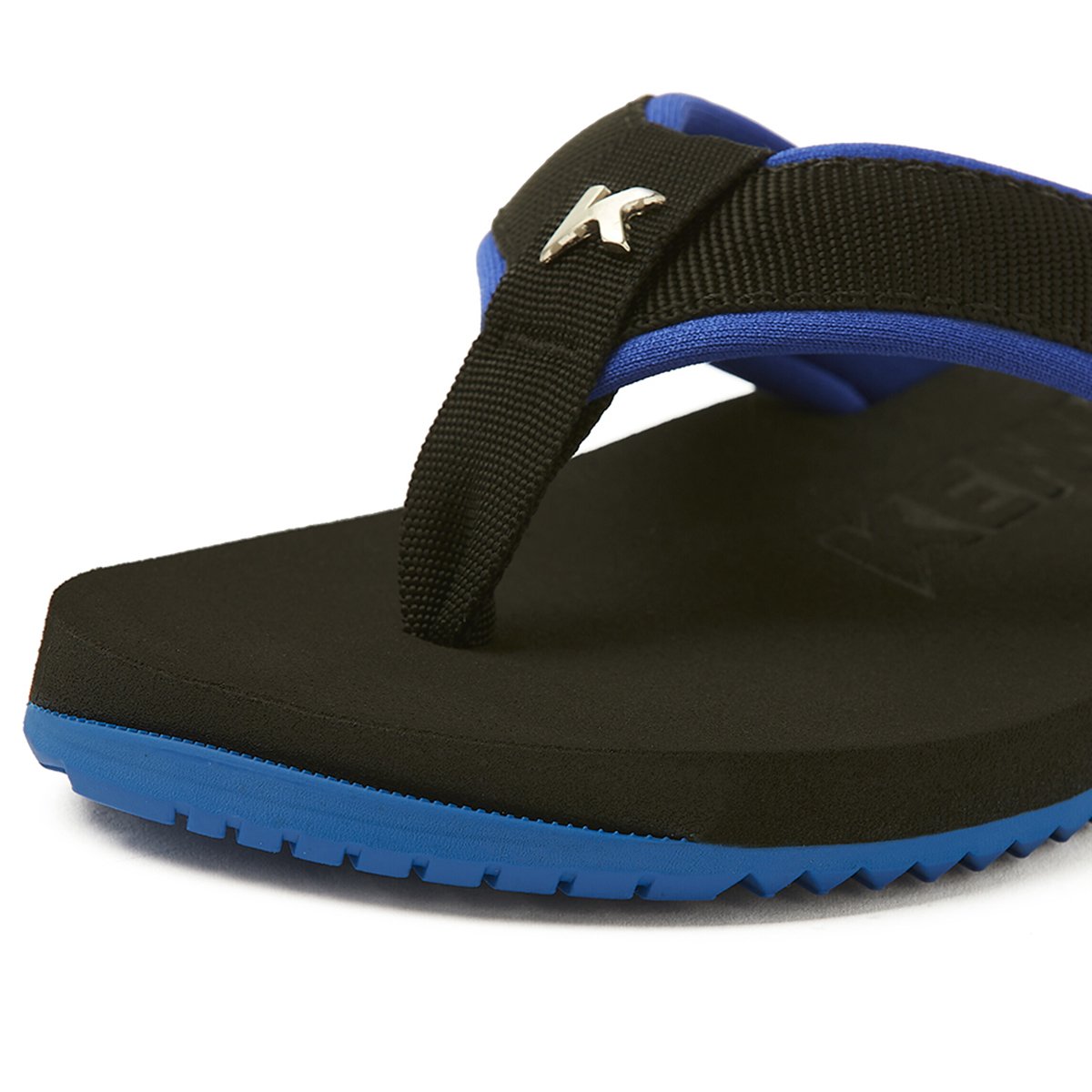 Chinelo Infantil Kenner Kivah Cushy Kids - Preto e Azul Preto/Azul 4