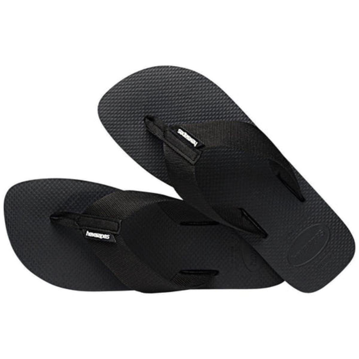 Chinelo Havaianas Urban Basic Material Masculino - Preto Preto 4