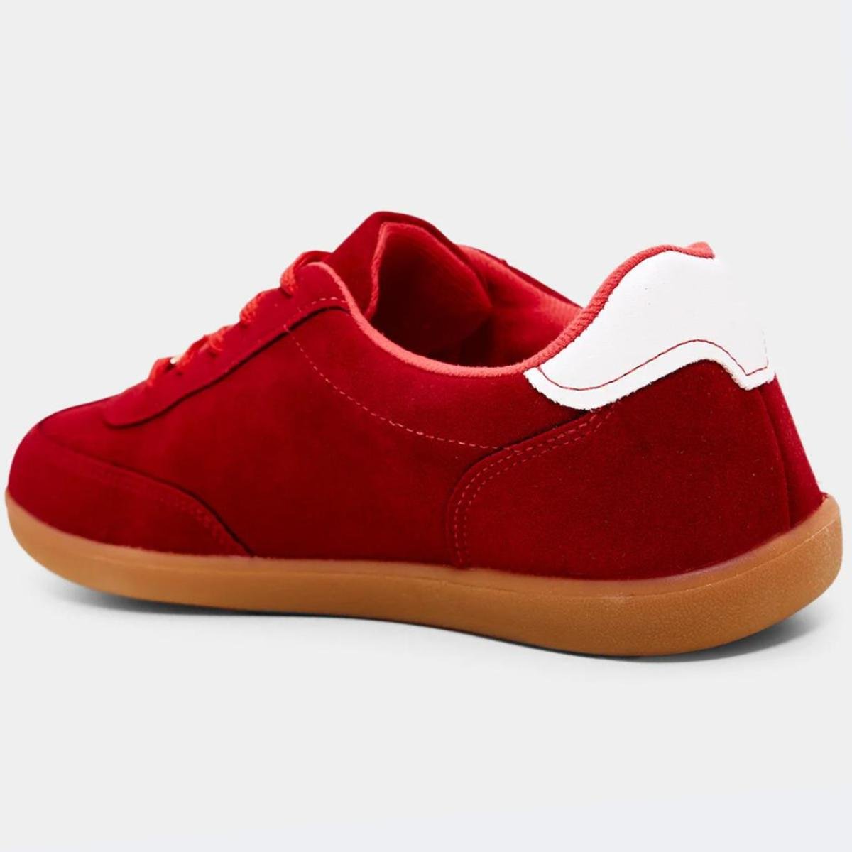 Tênis Vizzano Carmução Feminino - Vermelho e Branco Vermelho/Branco 4