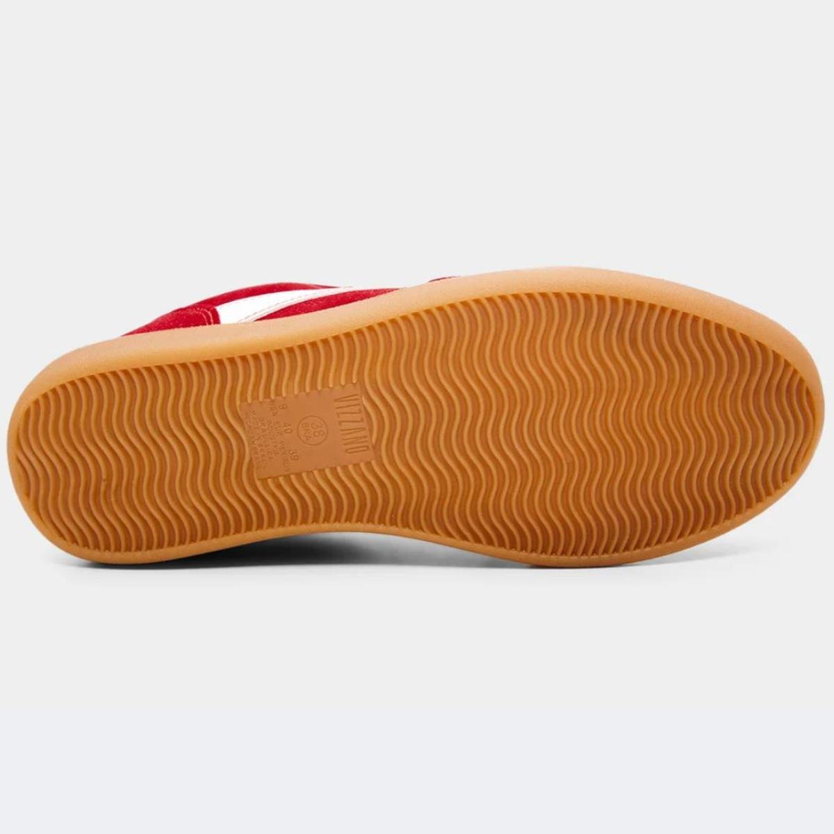 Tênis Vizzano Carmução Feminino - Vermelho e Branco Vermelho/Branco 5