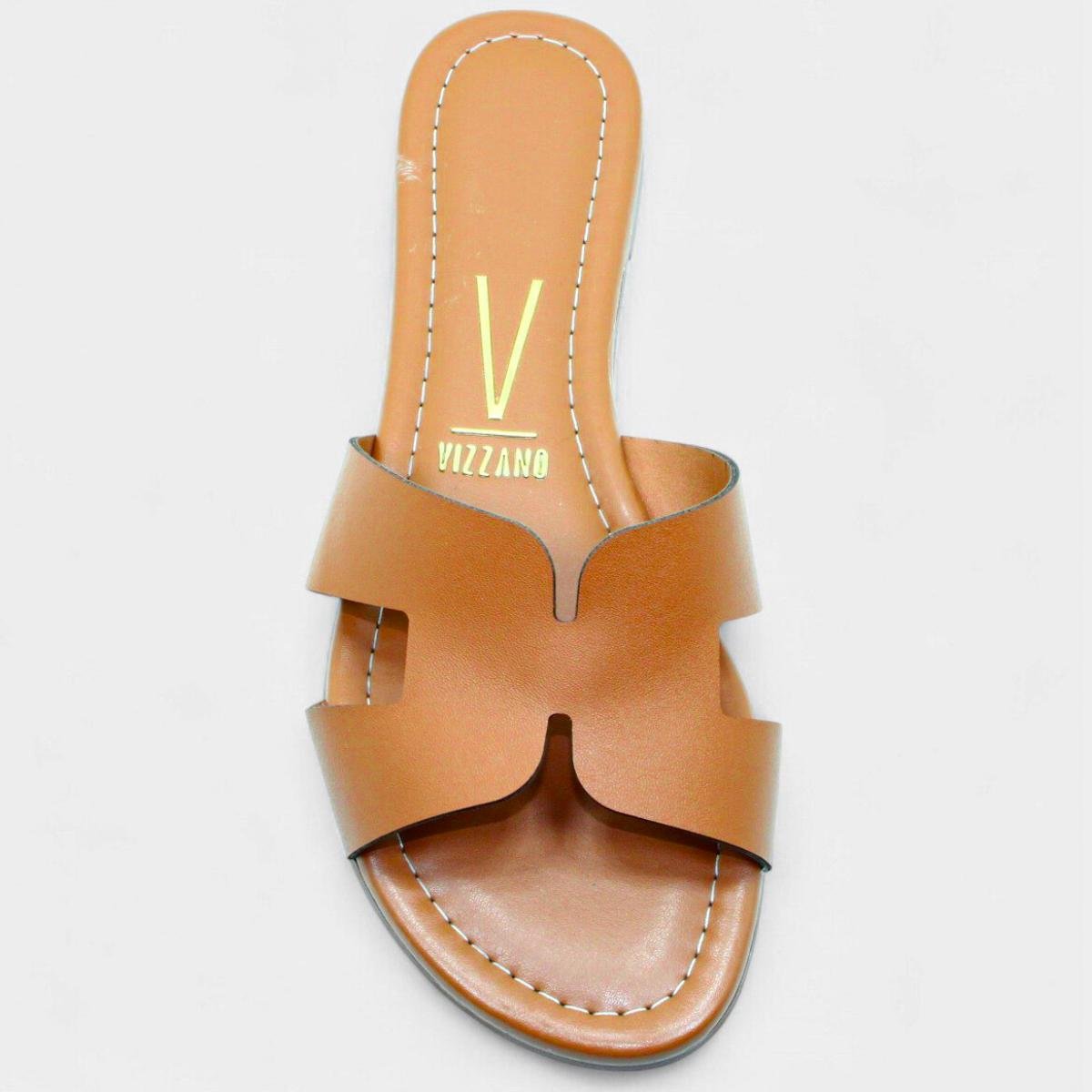 Rasteira Slide Vizzano H Básica Feminina - Caramelo Caramelo 3