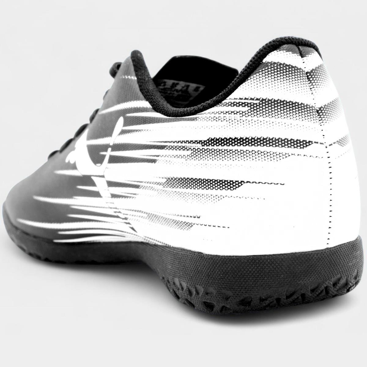 Chuteira Futsal Puma Attacanto II Masculina - Preto e Branco Preto/Branco 4