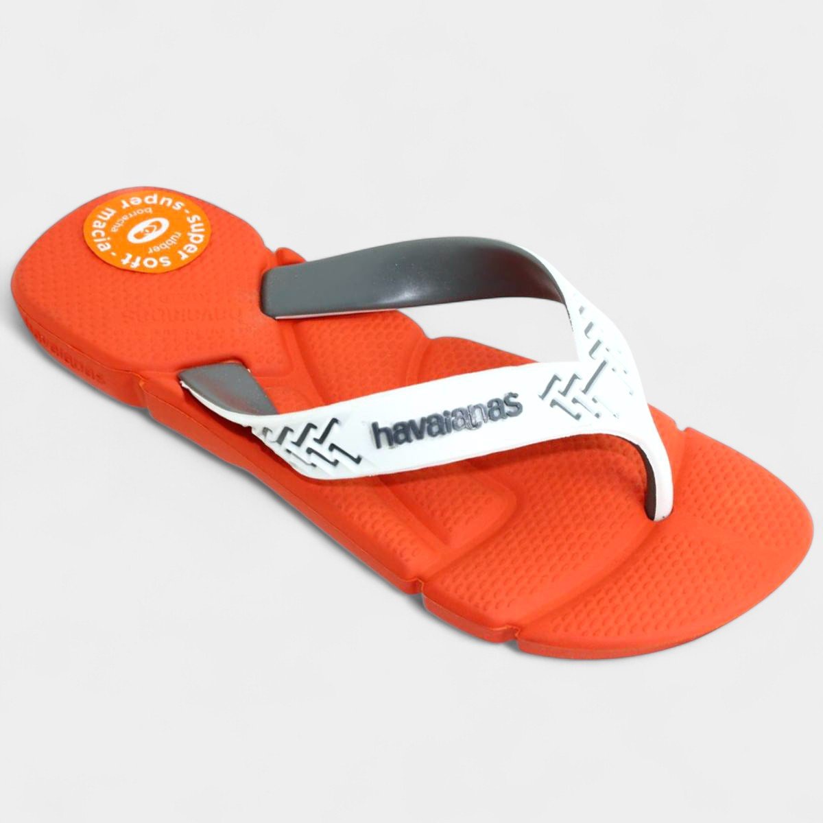 Chinelo Havaianas Power 2.0 Masculino - Laranja e Cinza Laranja/Cinza 2