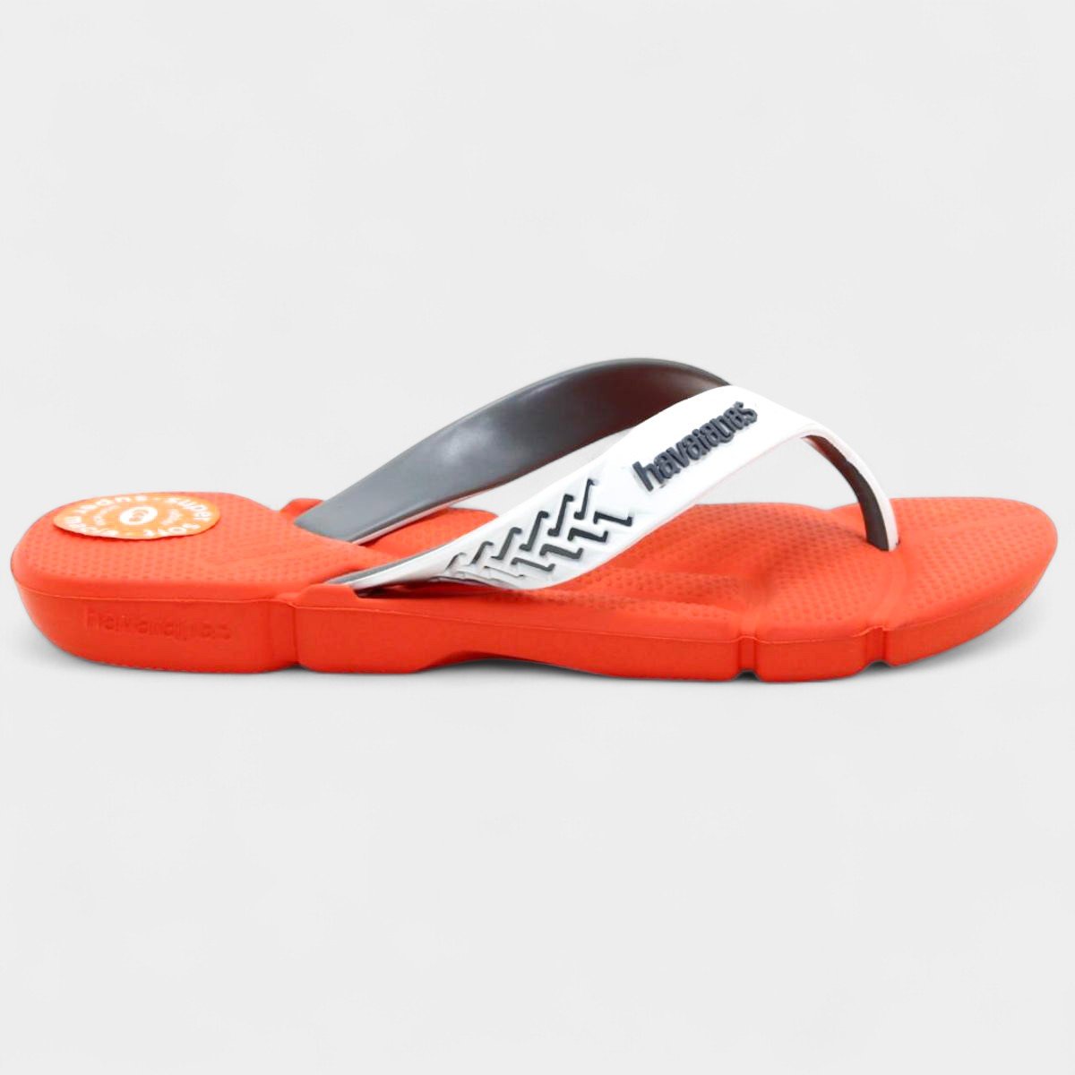 Chinelo Havaianas Power 2.0 Masculino - Laranja e Cinza Laranja/Cinza 3