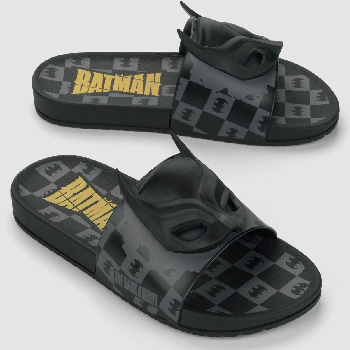 Chinelo Infantil Batman Grendene Kids Menino - Preto