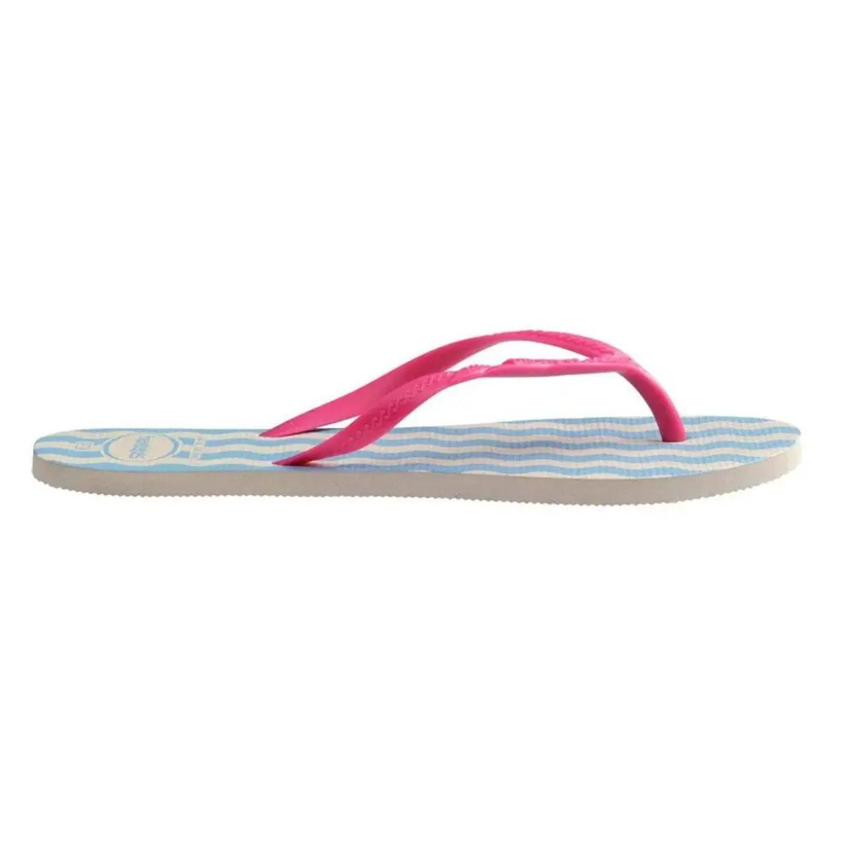 Chinelo Havaianas Fantasia II Feminino - Bege e Azul Bege/Azul 3