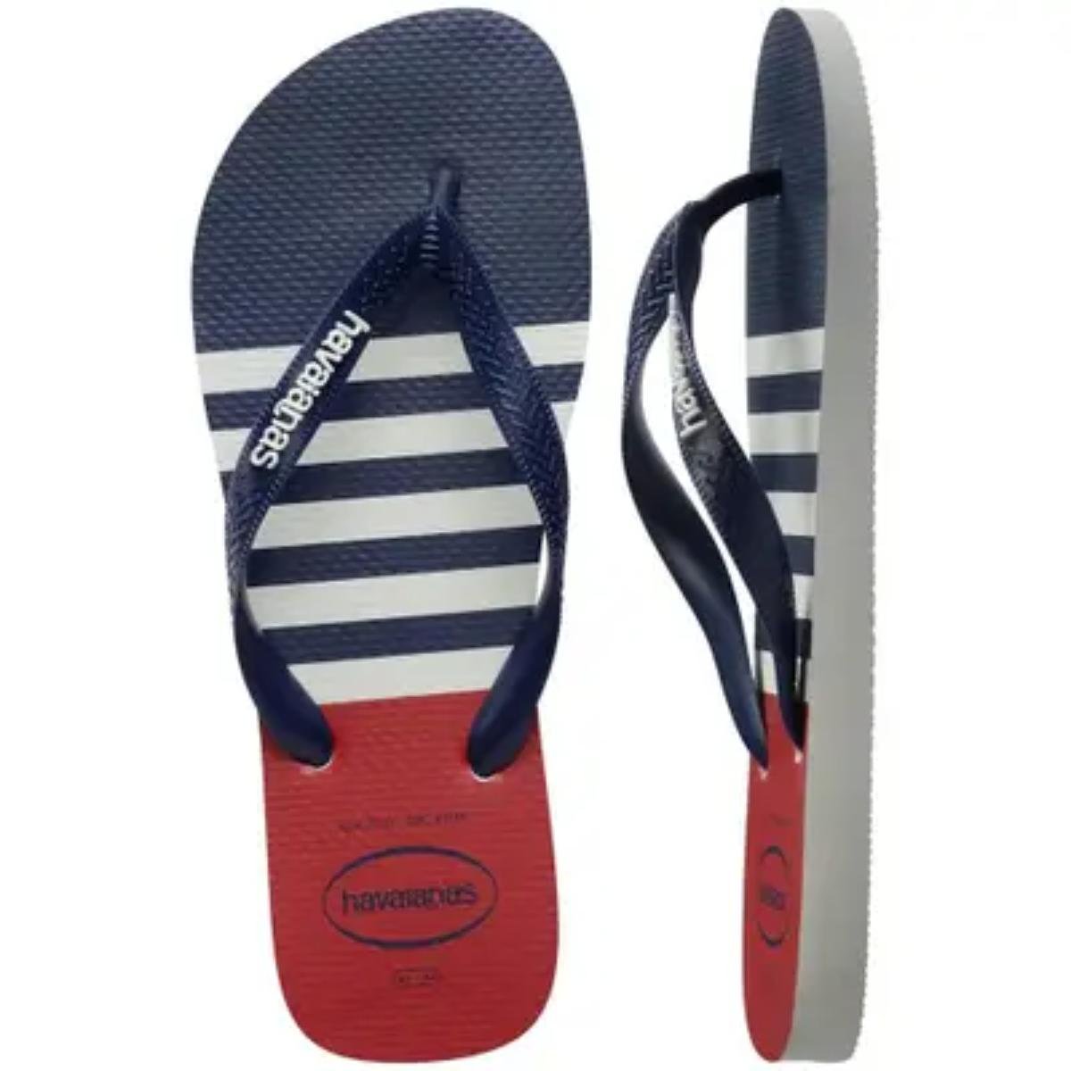 Chinelo Havaianas Top Nautical - Azul e Vermelho Azul/Vermelho 4