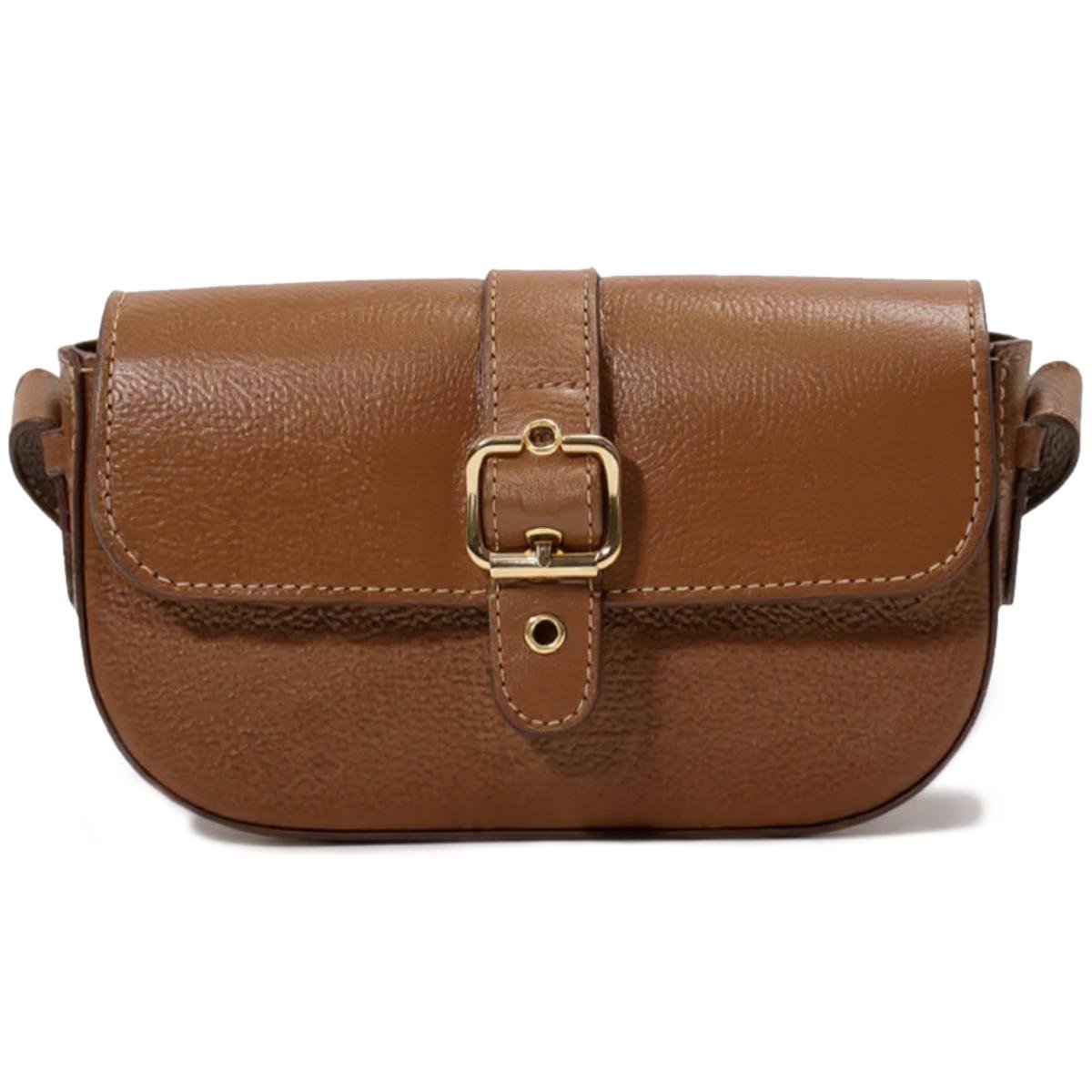 Bolsa Classe Couro Legítimo Bag Clara Feminina - Marrom Marrom 2