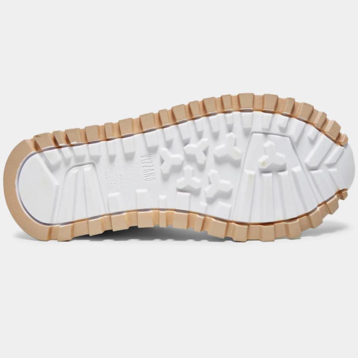 Tênis Vizzano Casual - Branco e Bege Branco/Bege 5