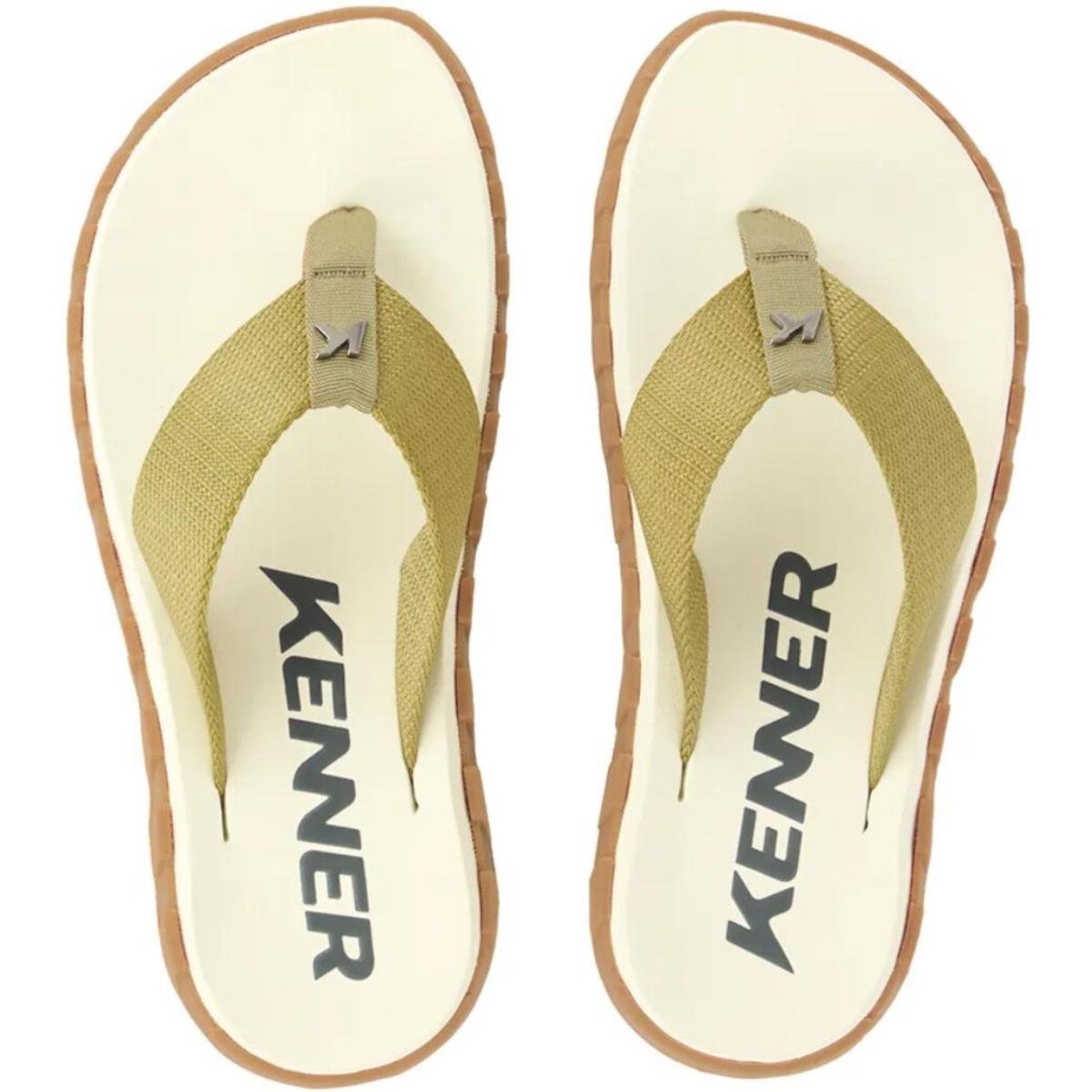 Chinelo Kenner Megah Masculino - Bege Bege 2