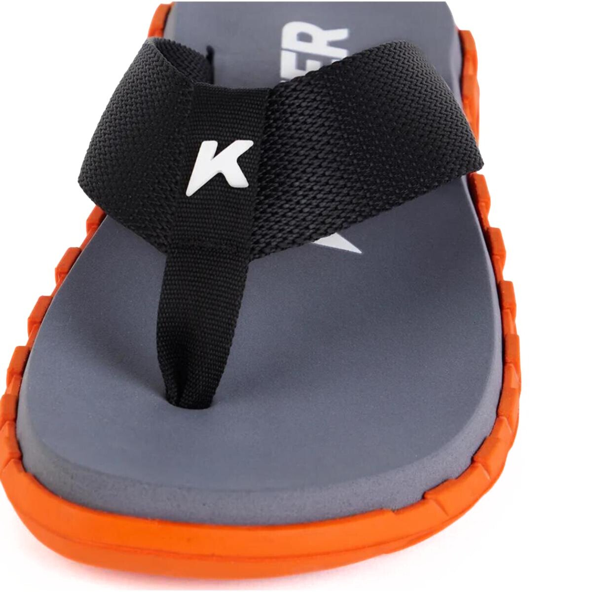 Chinelo Kenner Megah Masculino - Cinza e Laranja Cinza/Laranja 4