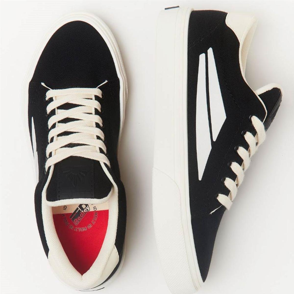 Tênis Redley IR 16 ID Masculino - Preto e Branco Preto/Branco 3