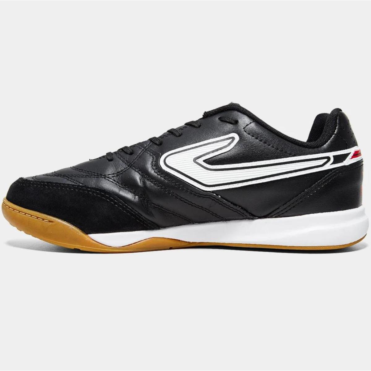 Chuteira Futsal Topper Maestro PRO V Unissex - Preto e Branco Preto/Branco 4